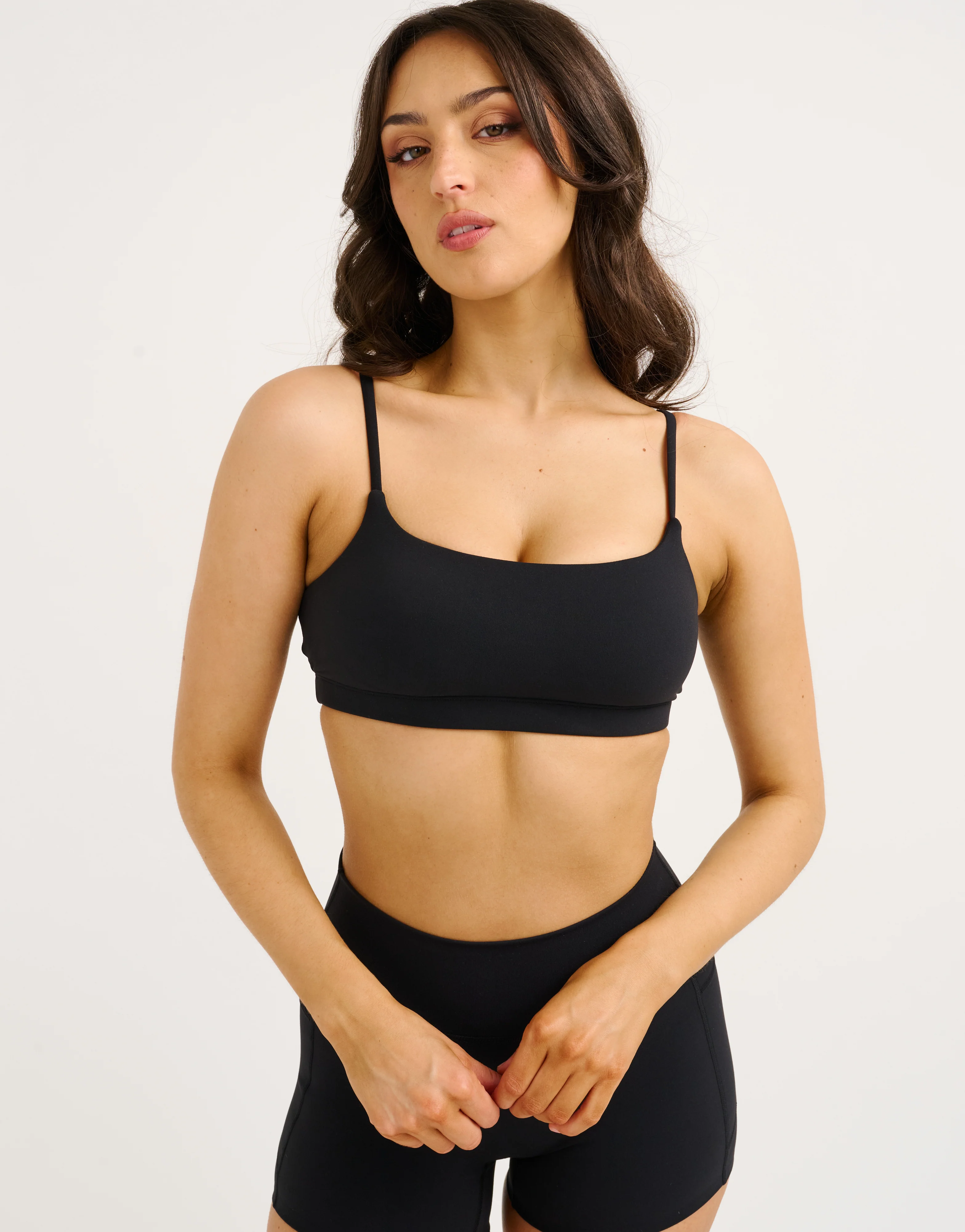 Lycra Seamless Sports Bra - Black - Image 6