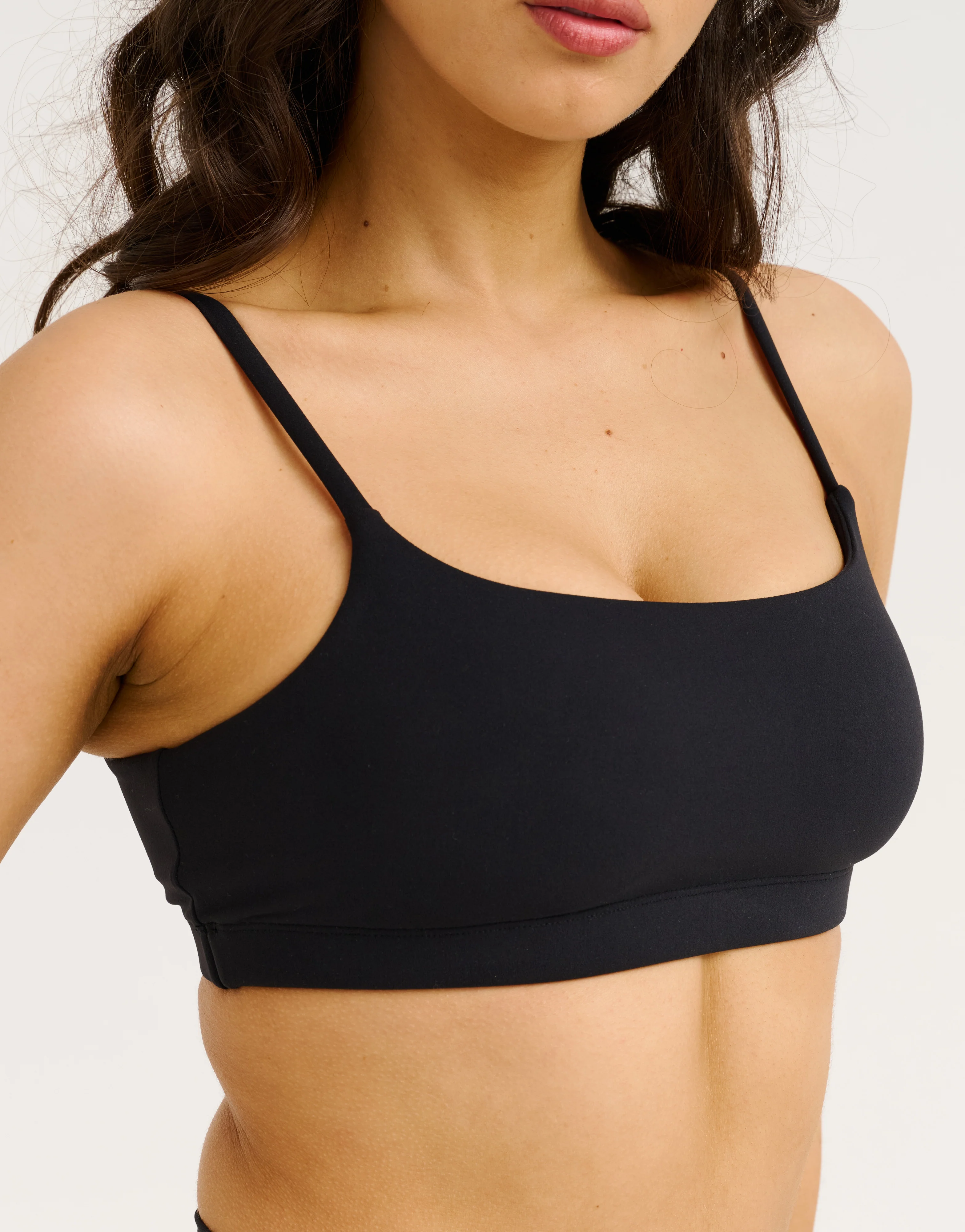 Lycra Seamless Sports Bra - Black - Image 8