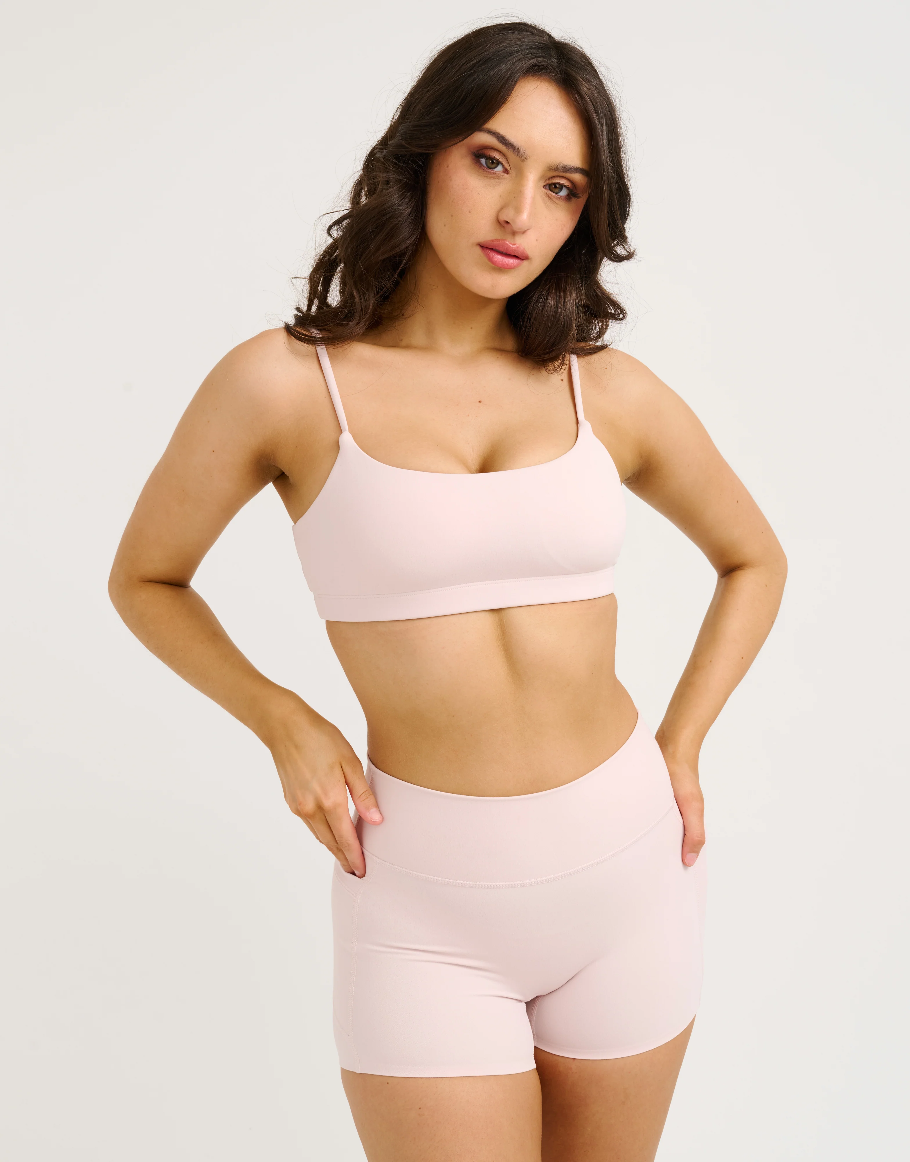 Lycra Seamless Sports Bra - Mauve - Image 7
