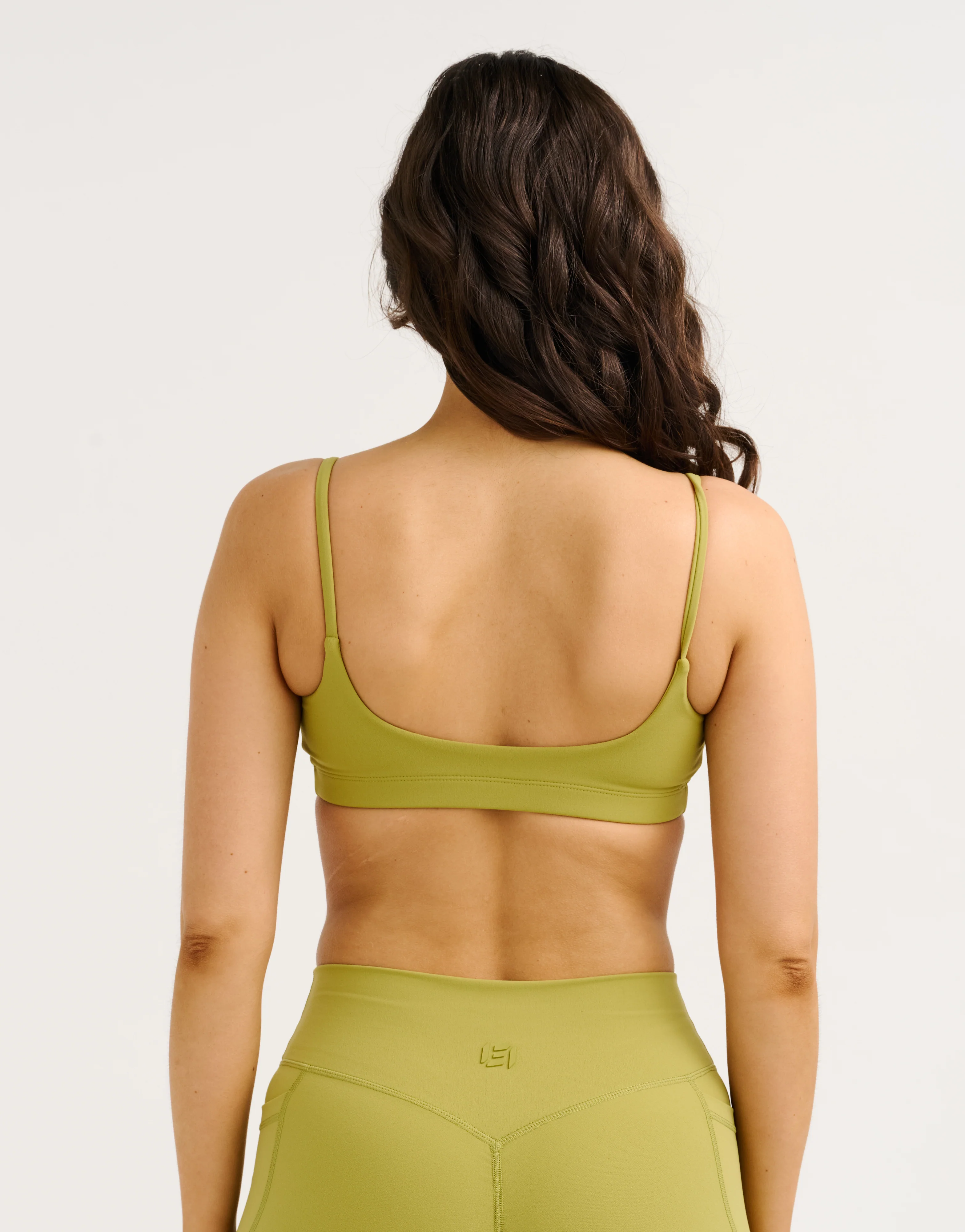 Lycra Seamless Sports Bra - Olive - Image 3