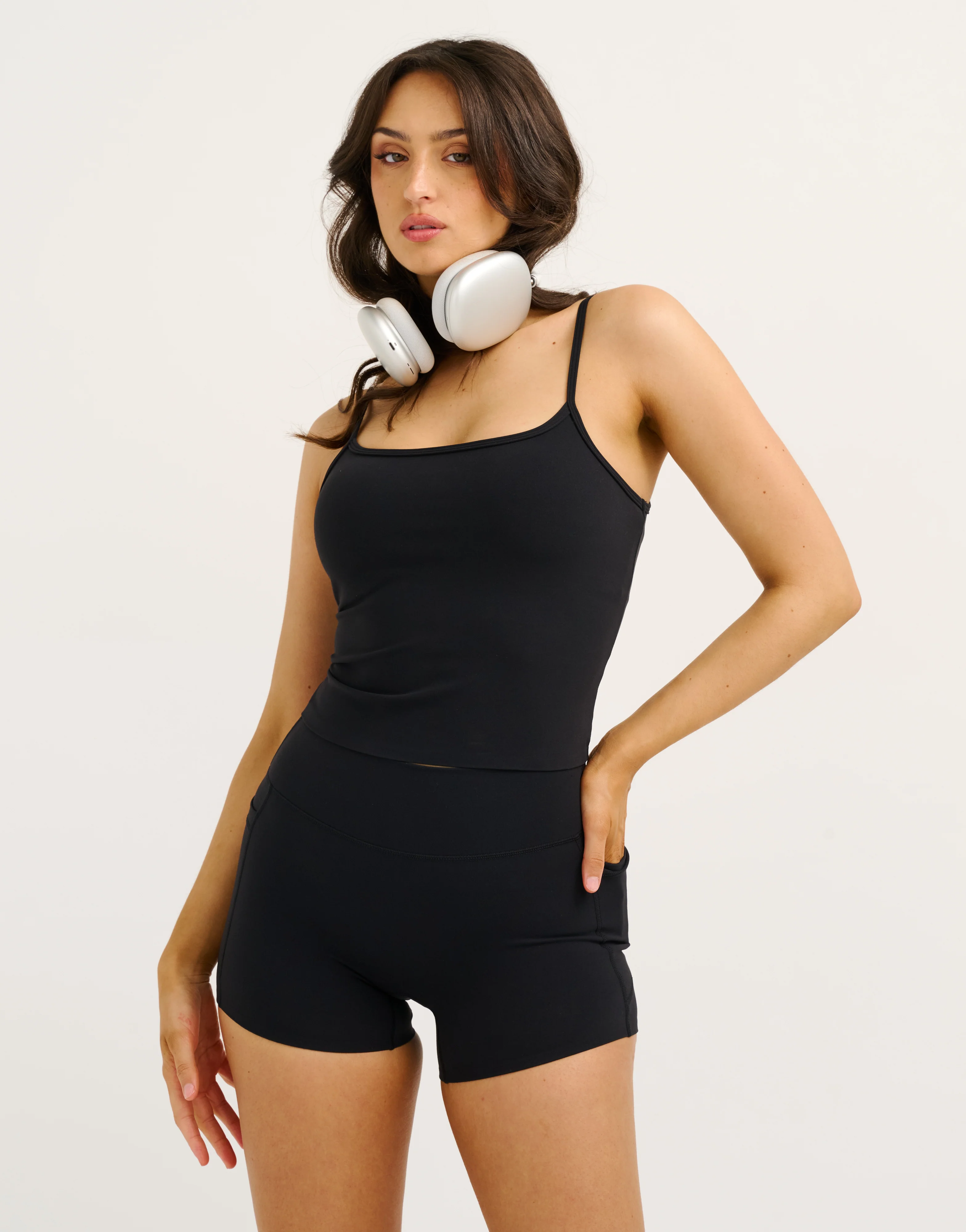 Lycra Seamless Tank - Black - Image 8