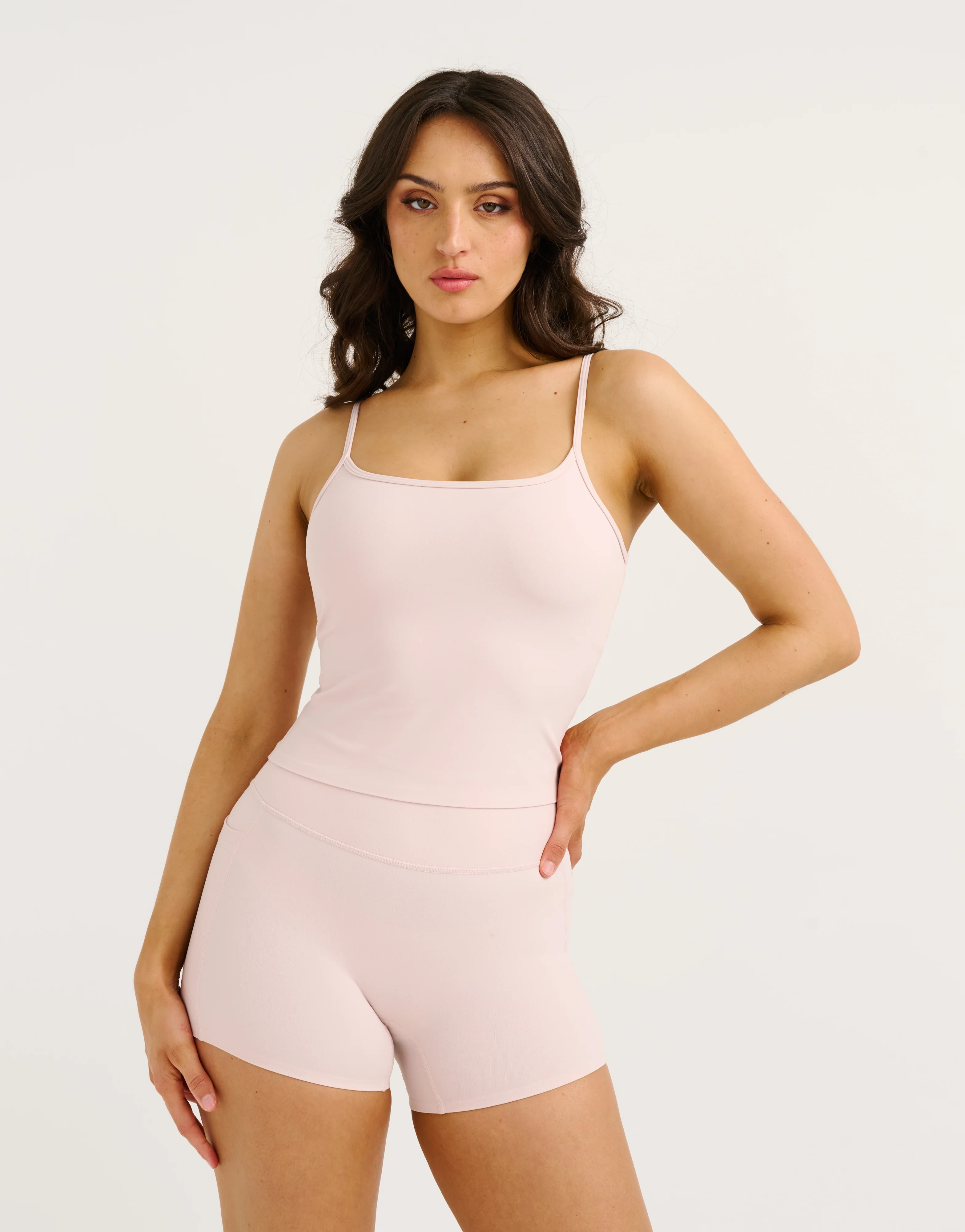 Lycra Seamless Tank - Mauve - Image 9