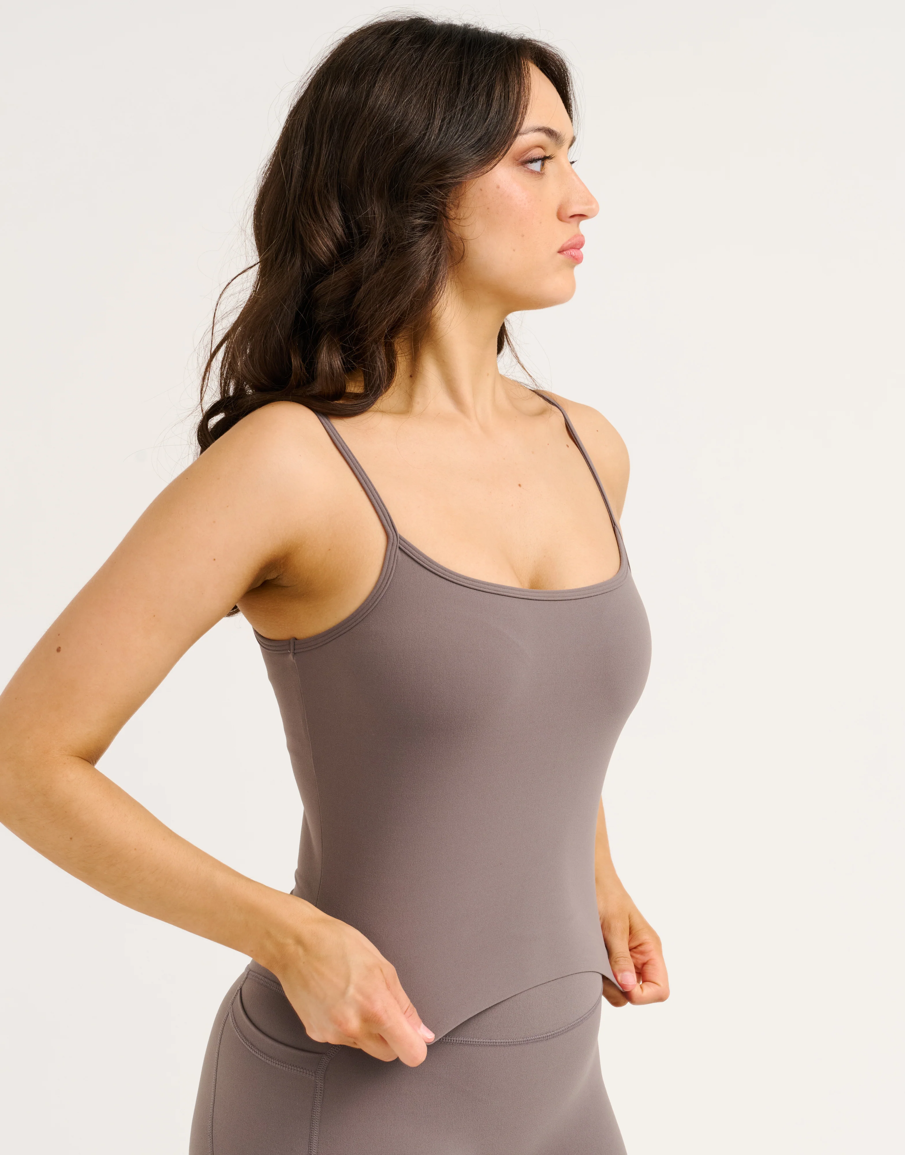 Lycra Seamless Tank - Slate Grey - Image 8
