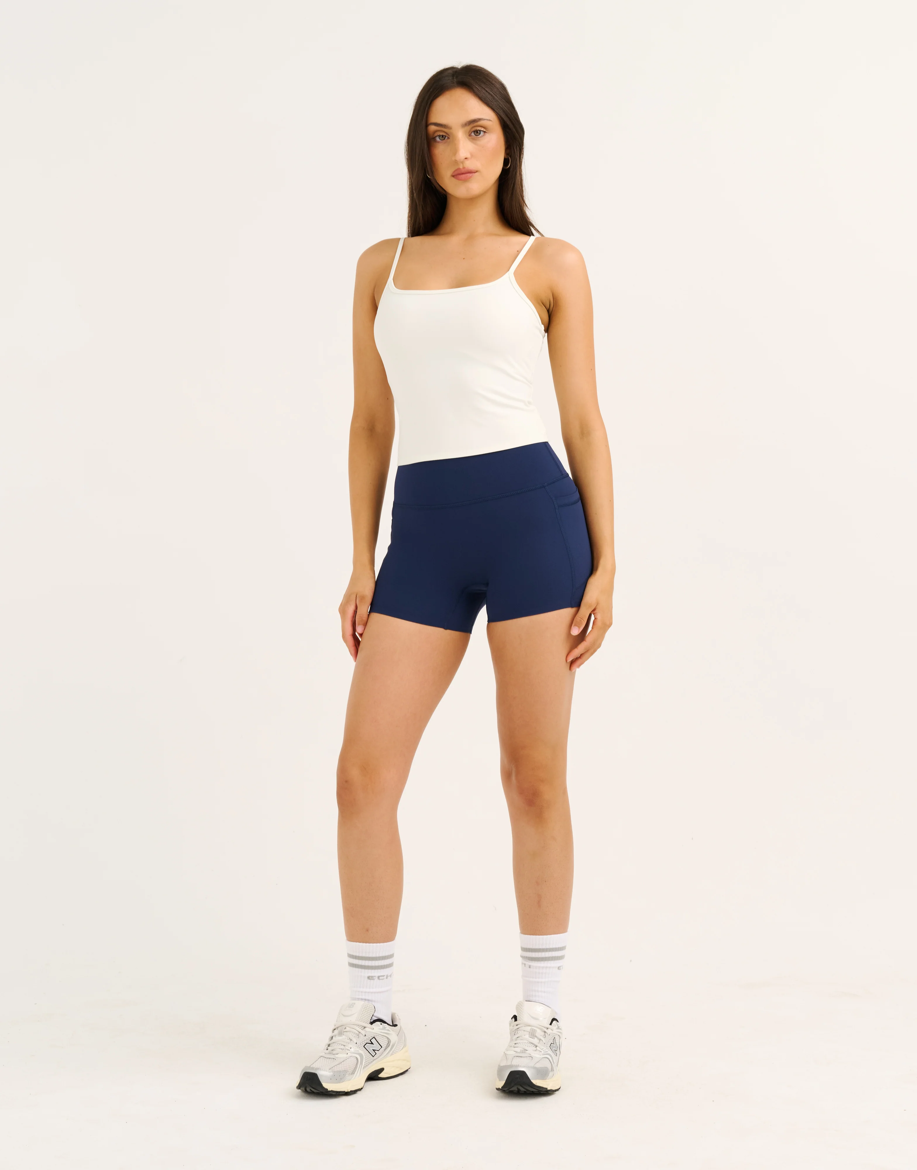Lycra Seamless Tank - White - Image 6