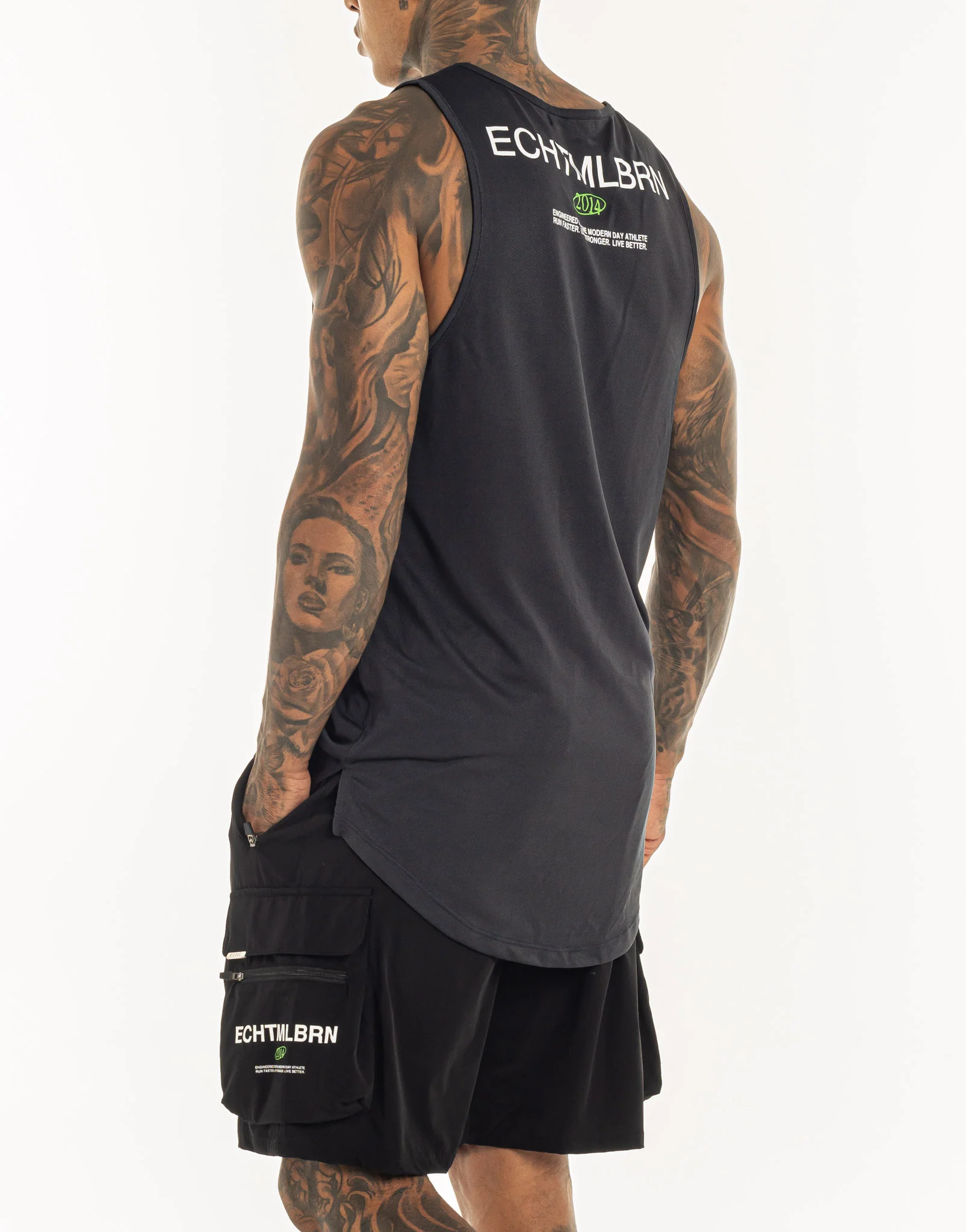 MLBRN Singlet - Midnight Grey - Image 6