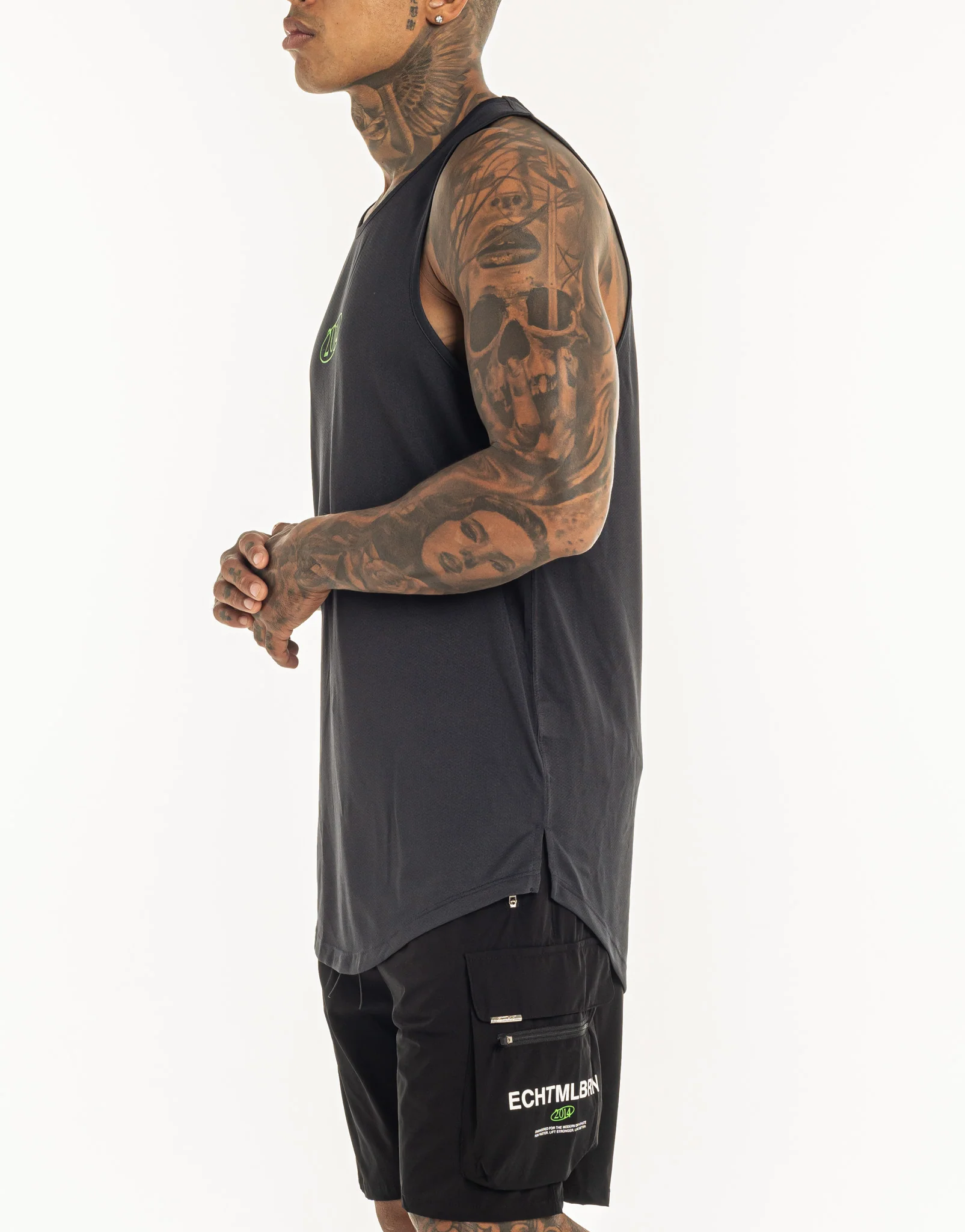 MLBRN Singlet - Midnight Grey - Image 7