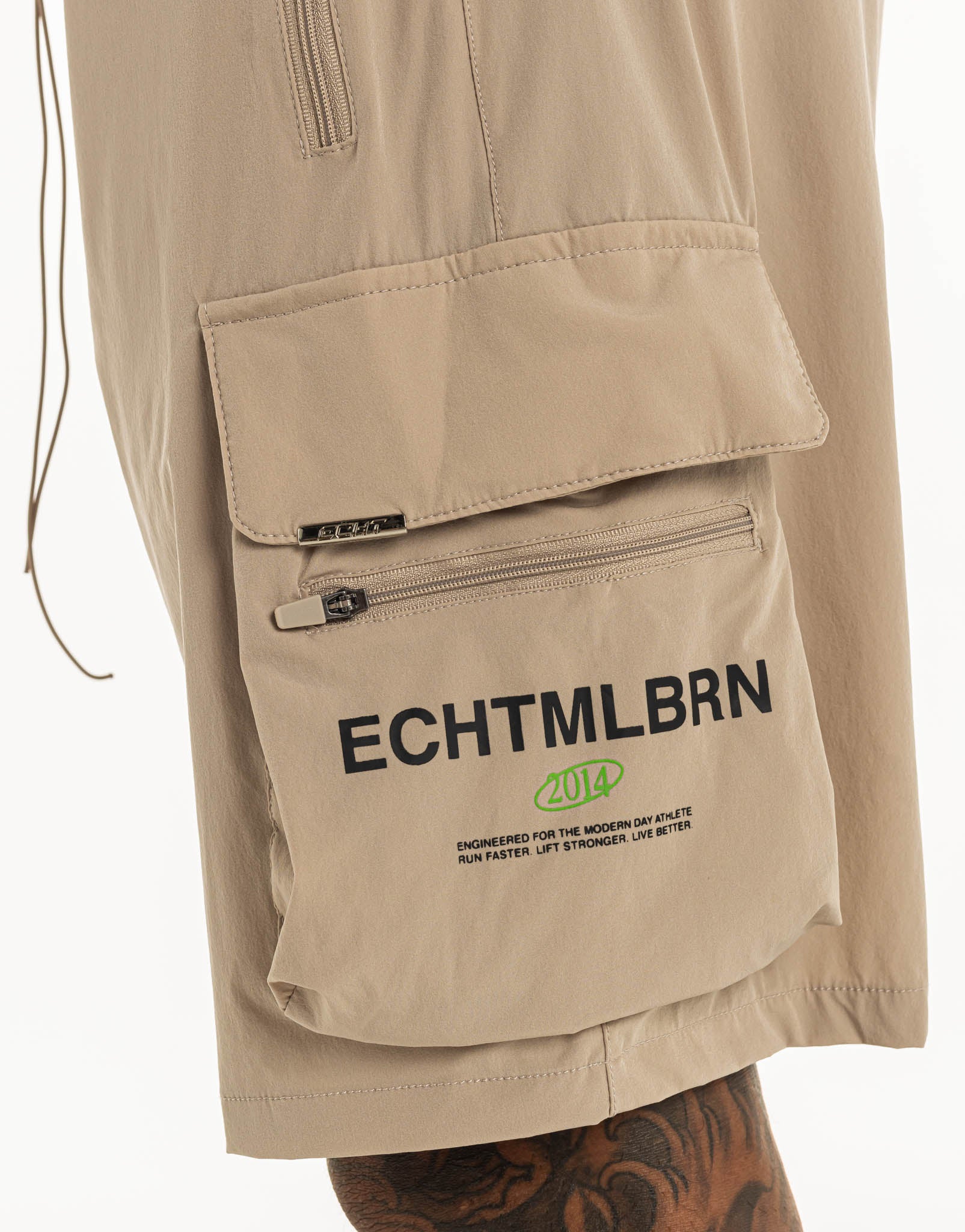 MLBRN Spear Shorts - Taupe Grey - Image 3