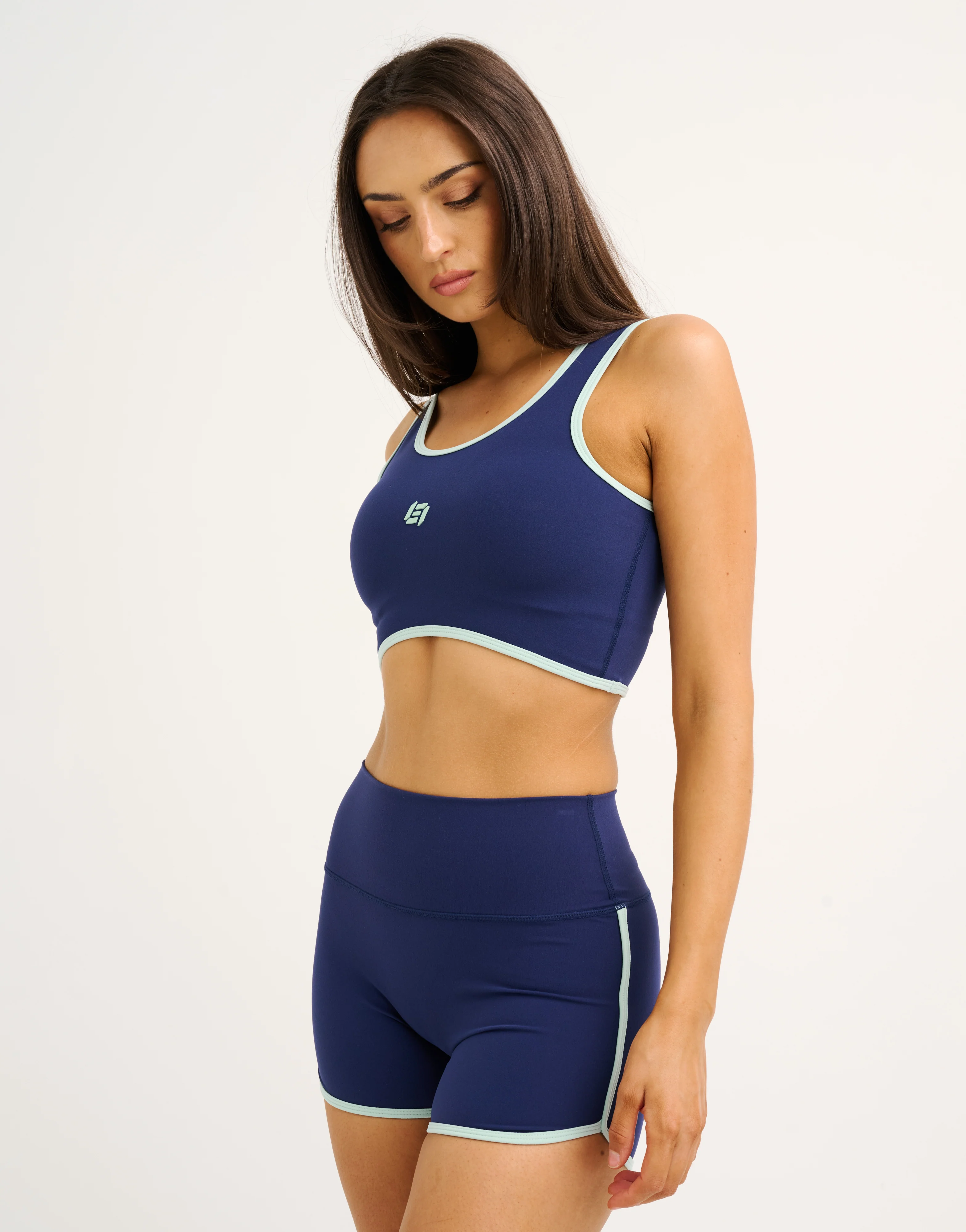 Mode Contrast Crop - Navy - Image 11