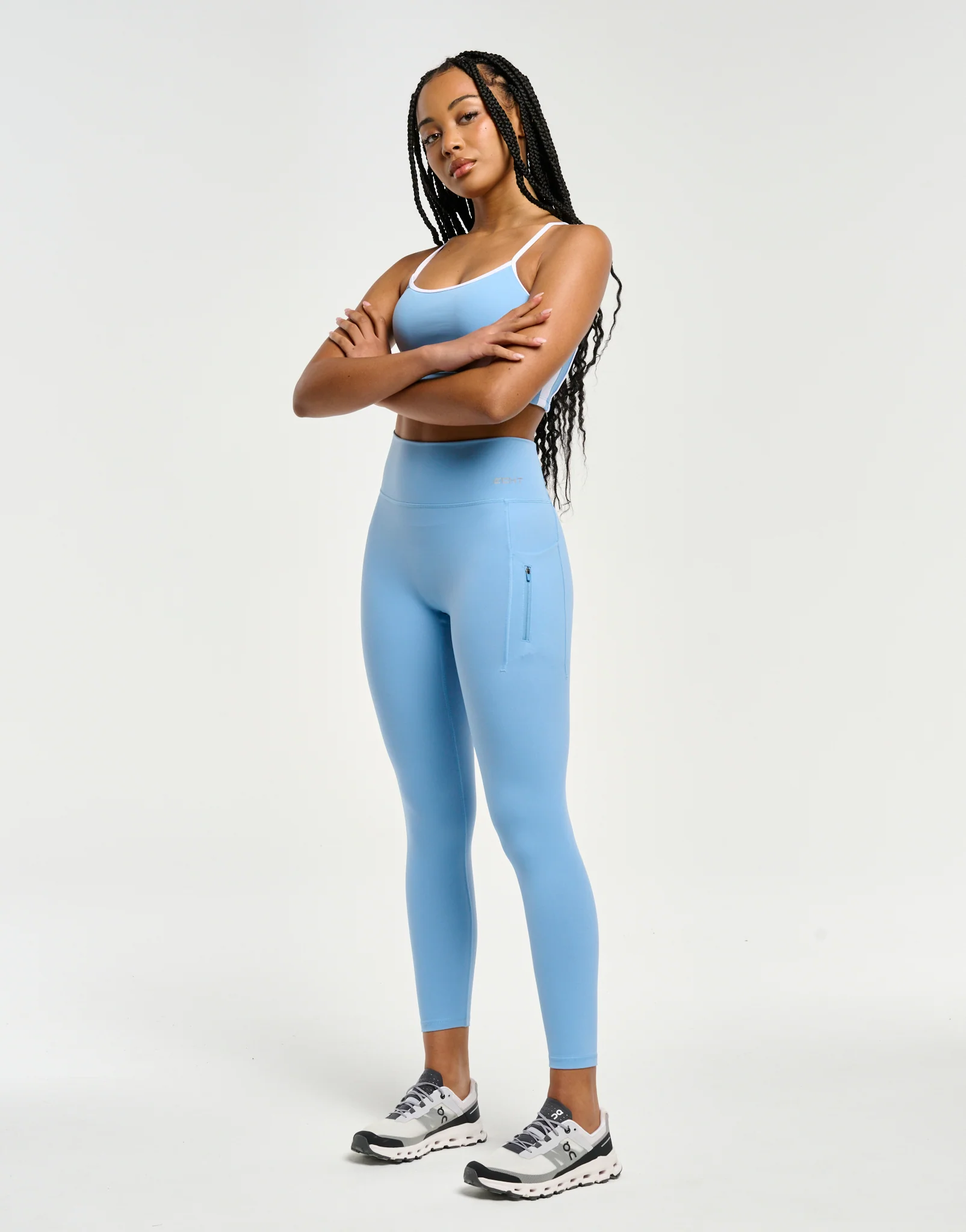 On-The-Go Utility Pocket Leggings - Process Blue - Image 7