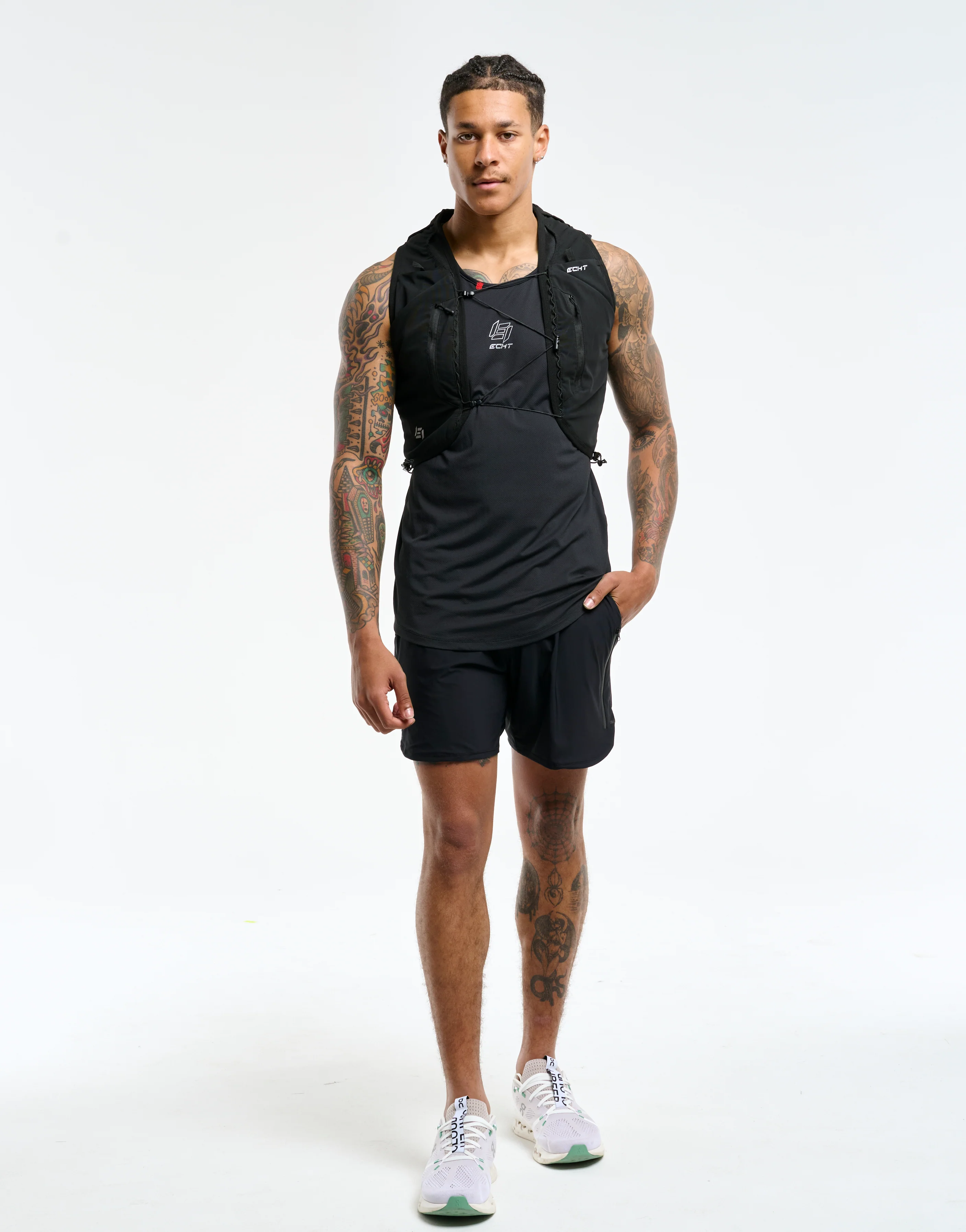 Performance Hydration Vest - Black (Unisex) - Image 13