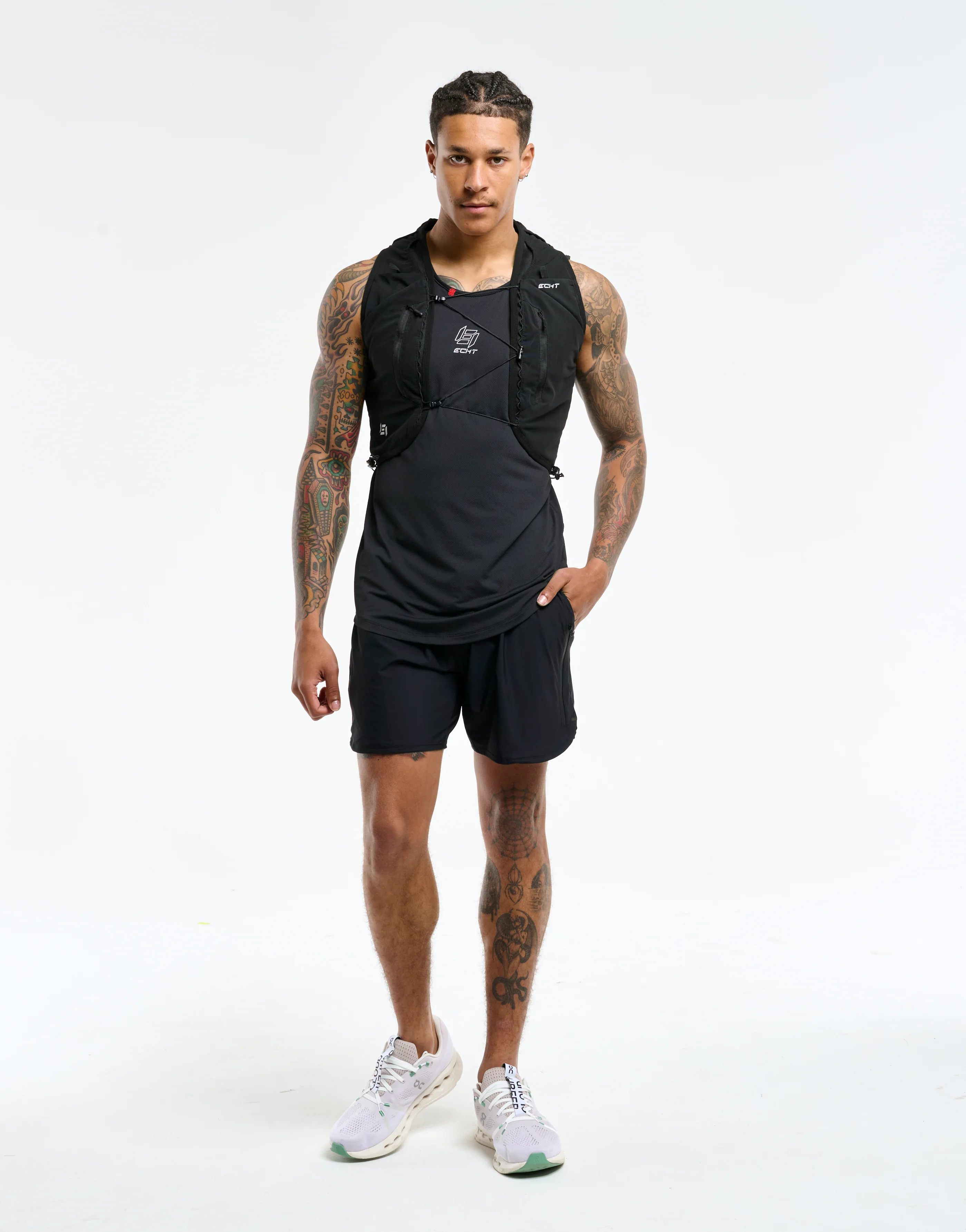 Performance Hydration Vest - Black (Unisex) - Image 6