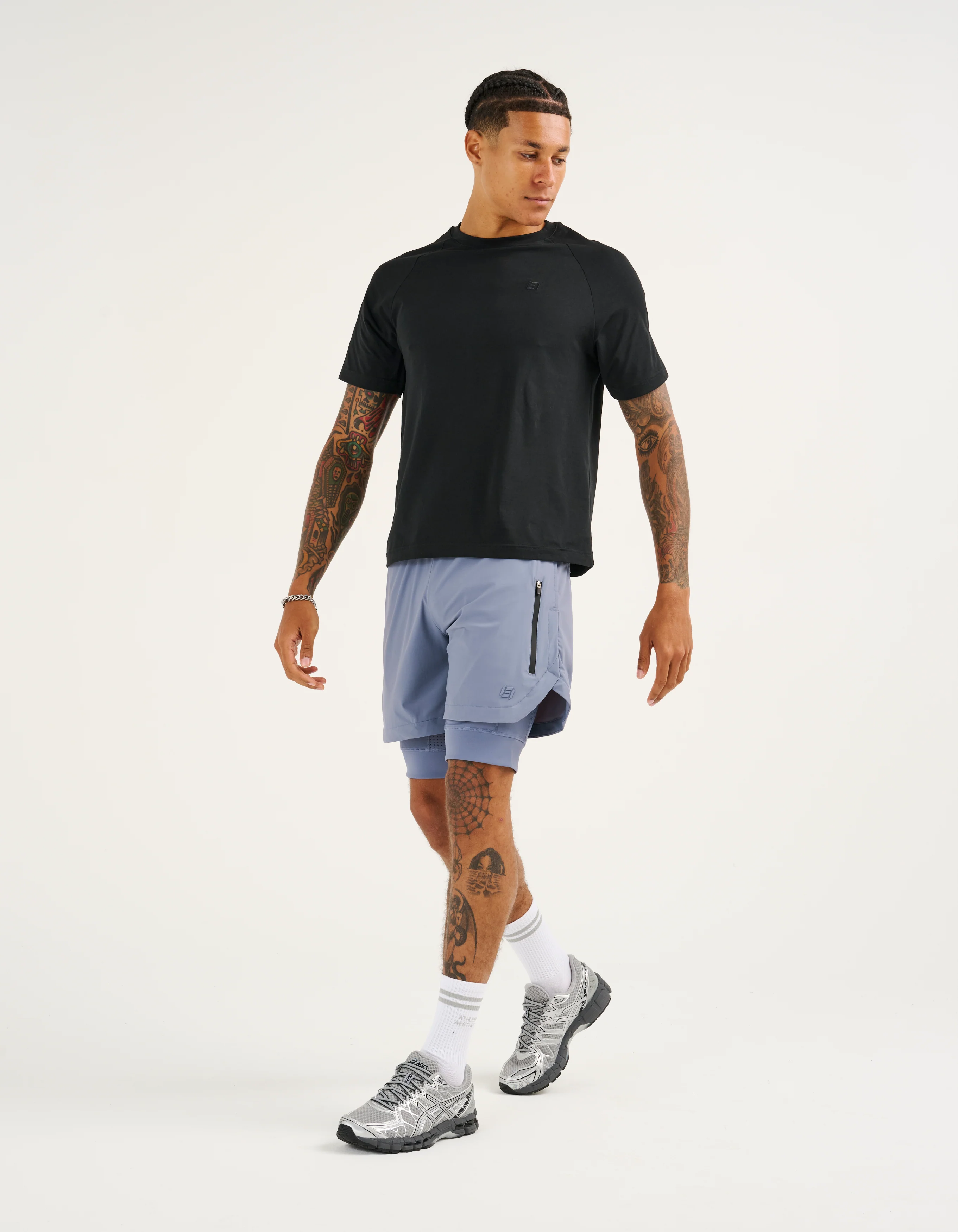 Performance Shorts - Dusty Blue - Image 11