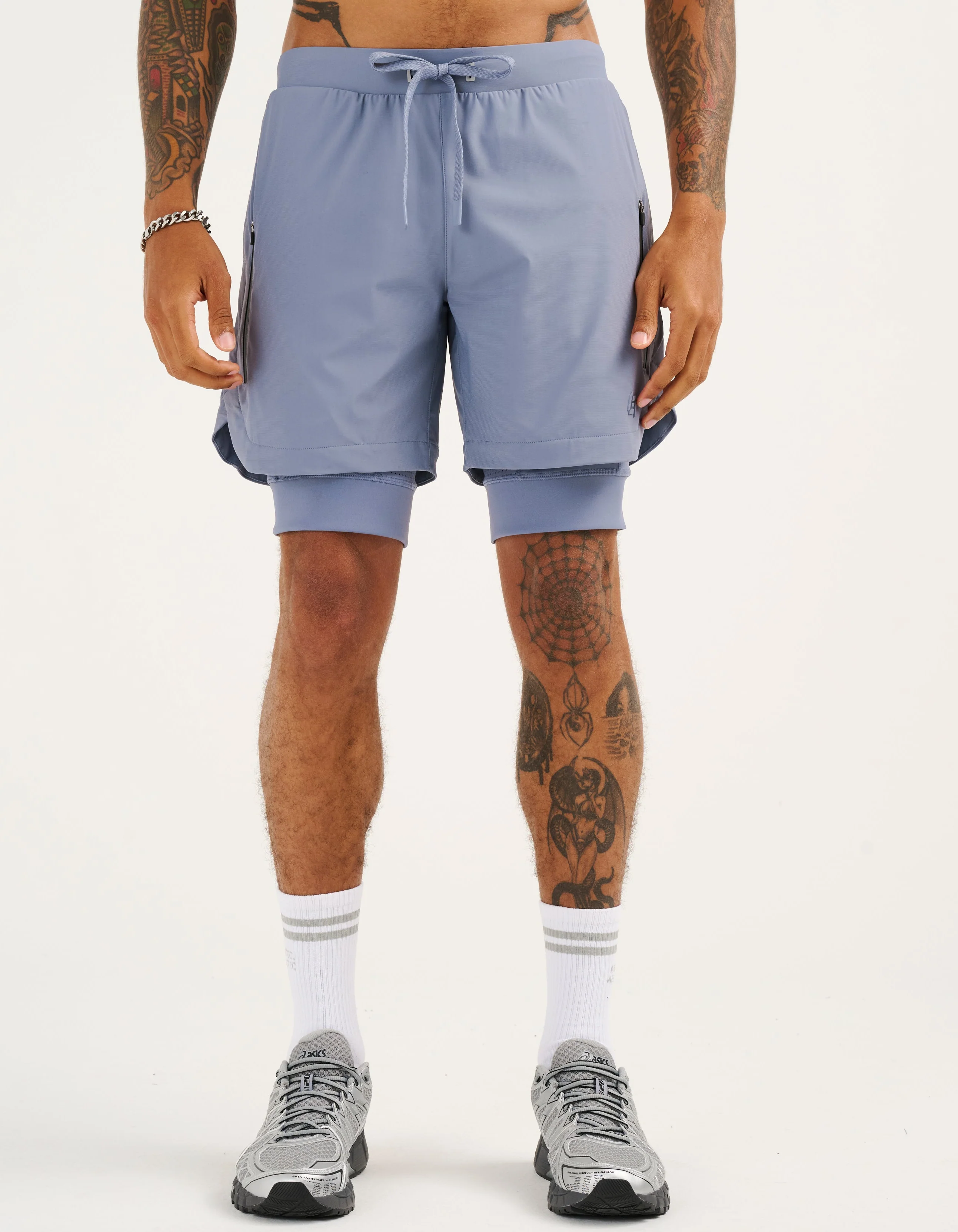 Performance Shorts - Dusty Blue - Image 3