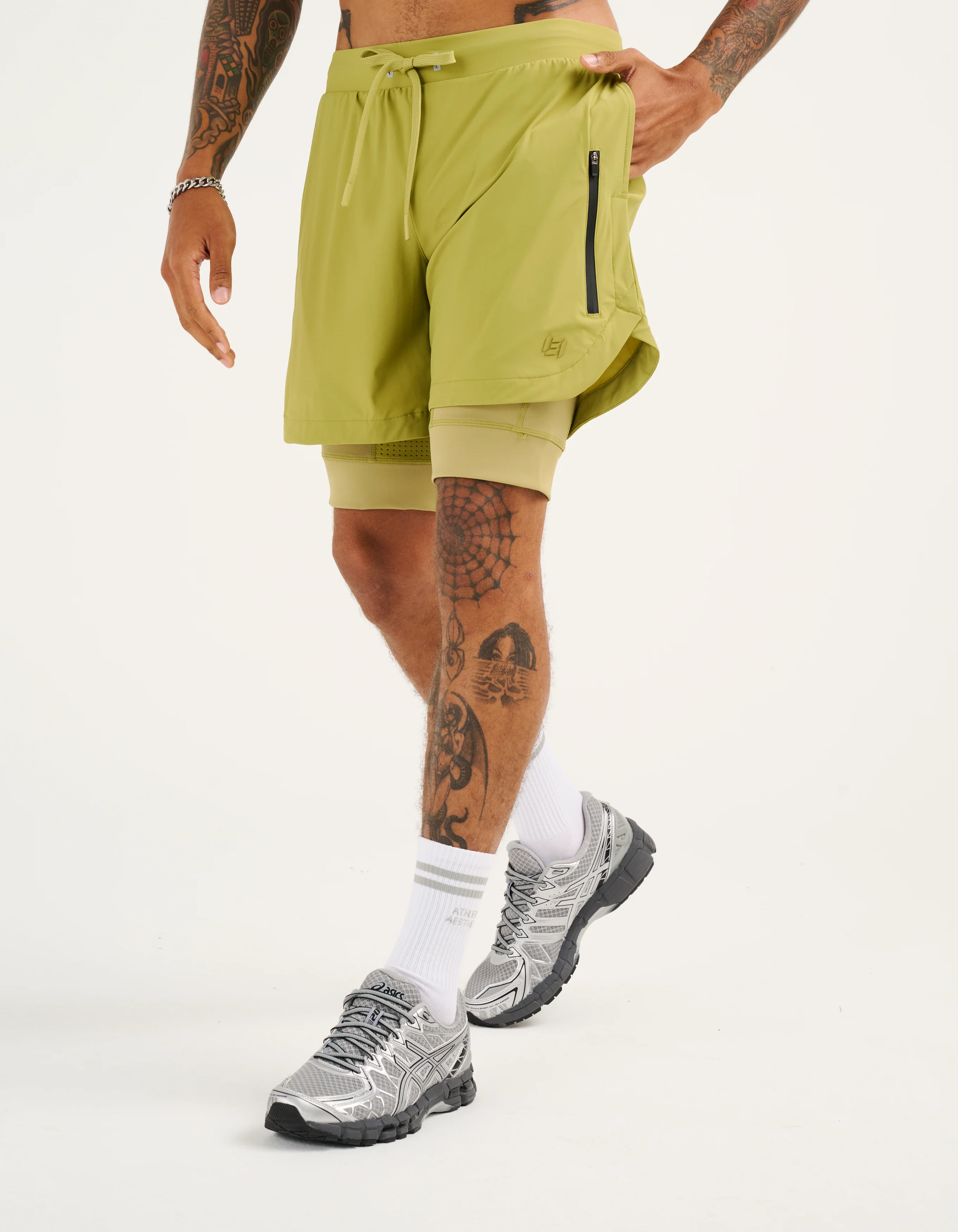 Performance Shorts - Olive - Image 14
