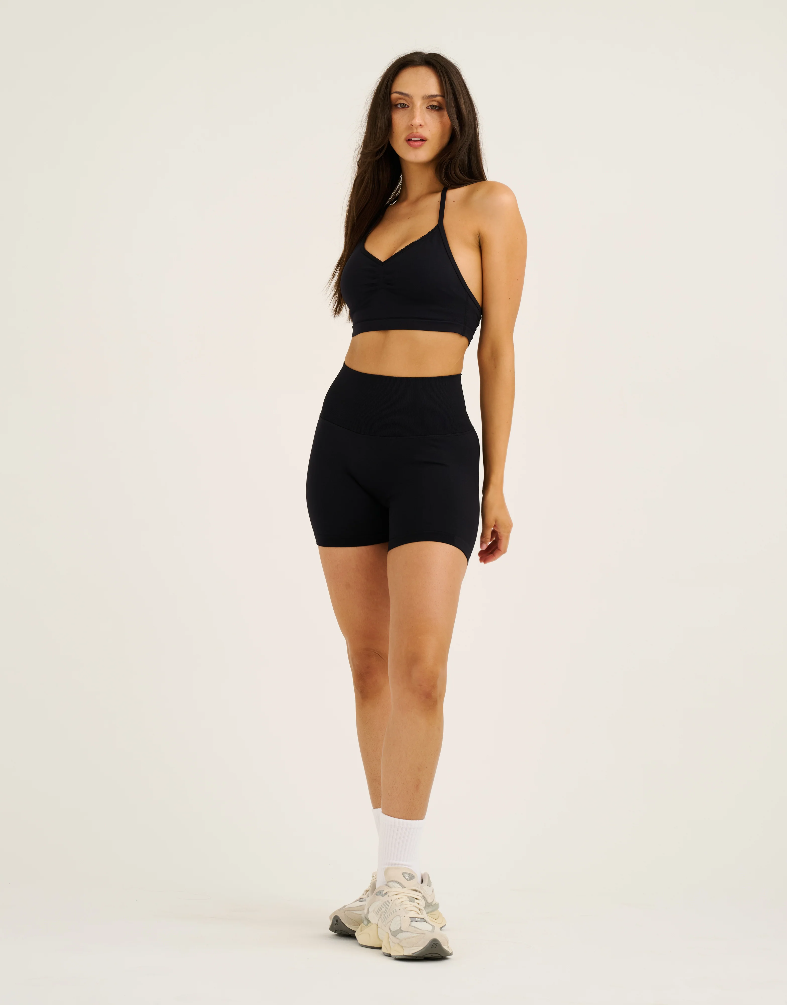 Pulse Halter Sports Bra - Black - Image 11