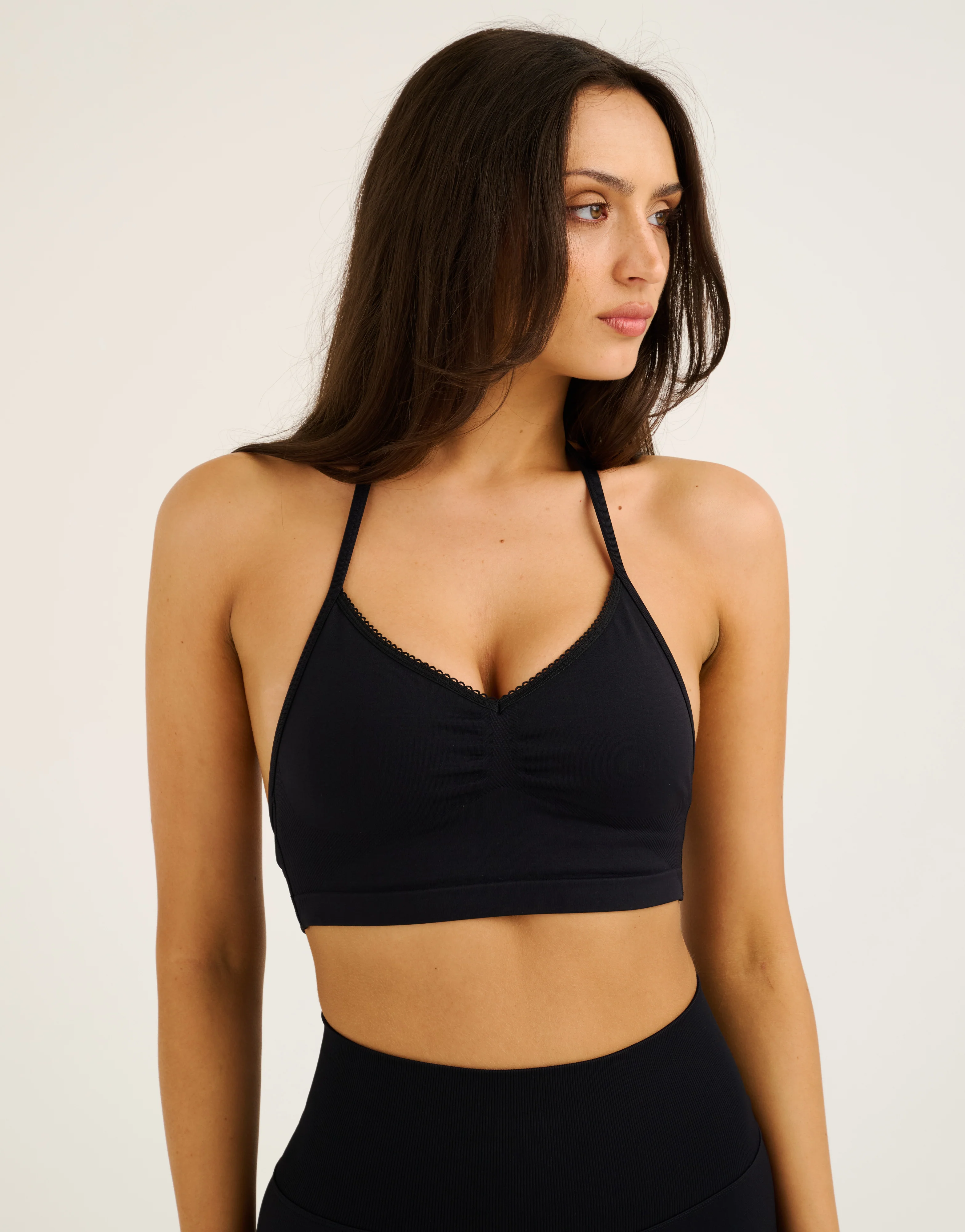 Pulse Halter Sports Bra - Black - Image 9