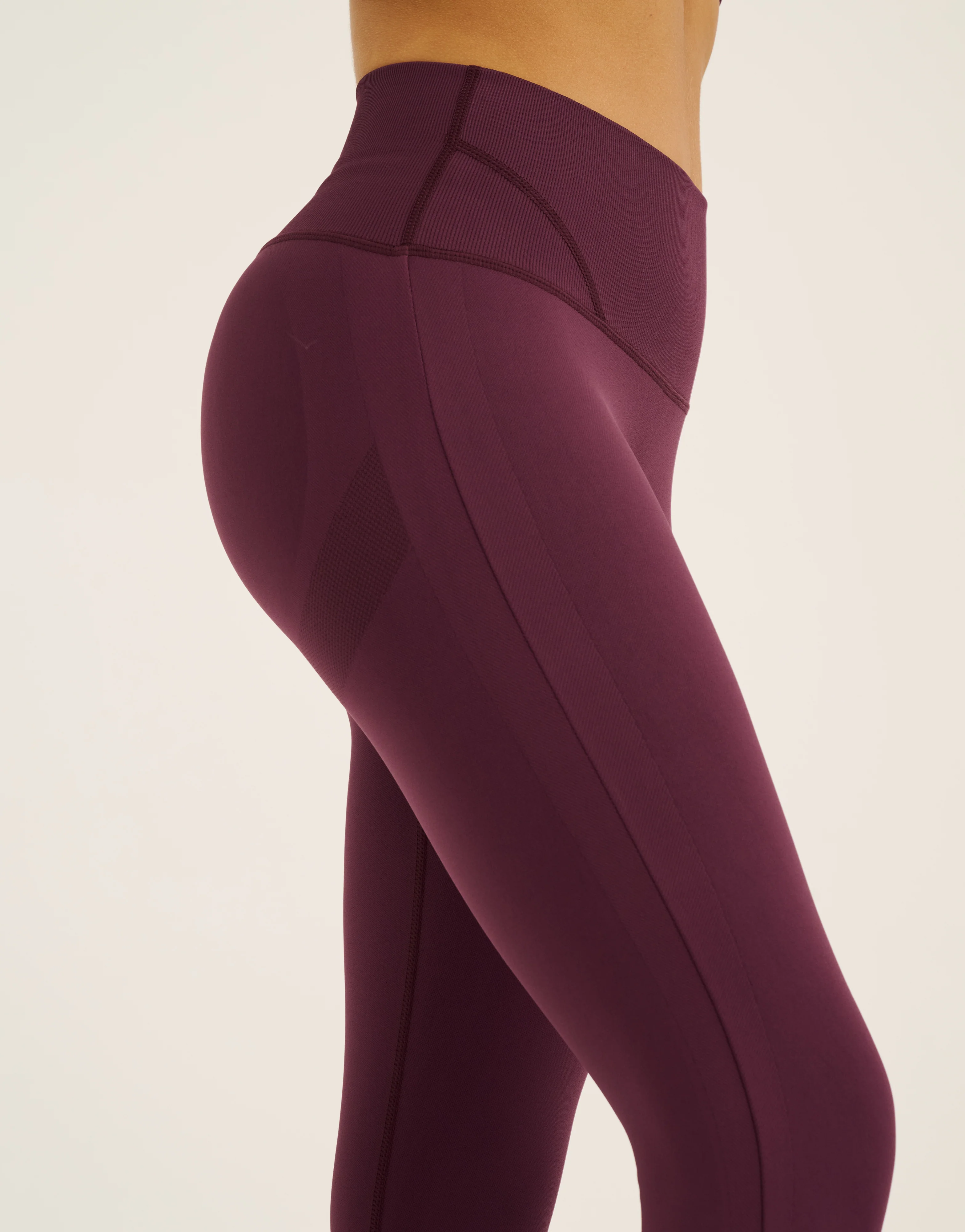Pulse Invisible Scrunch Flare Leggings - Blackberry - Image 15
