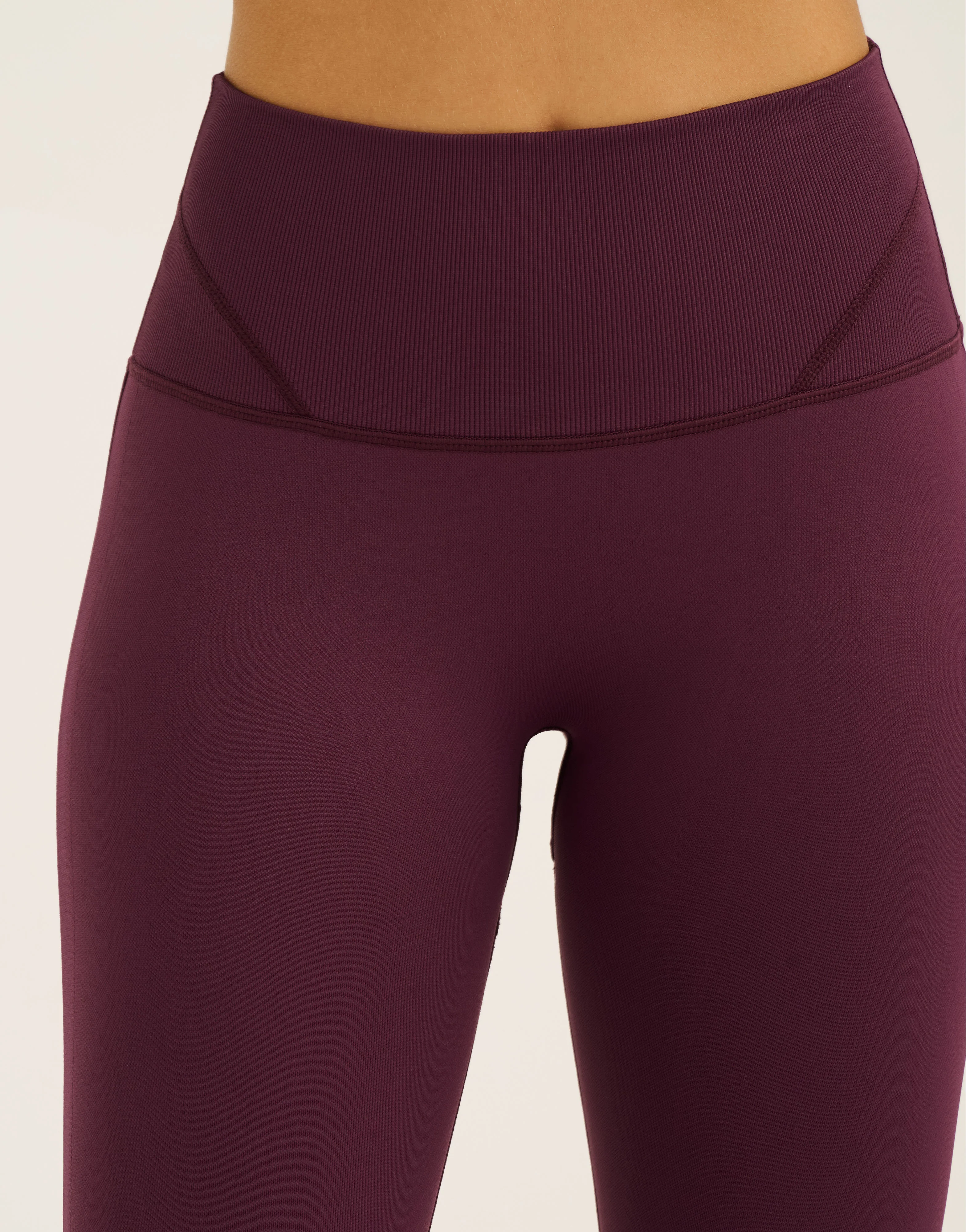 Pulse Invisible Scrunch Flare Leggings - Blackberry - Image 6