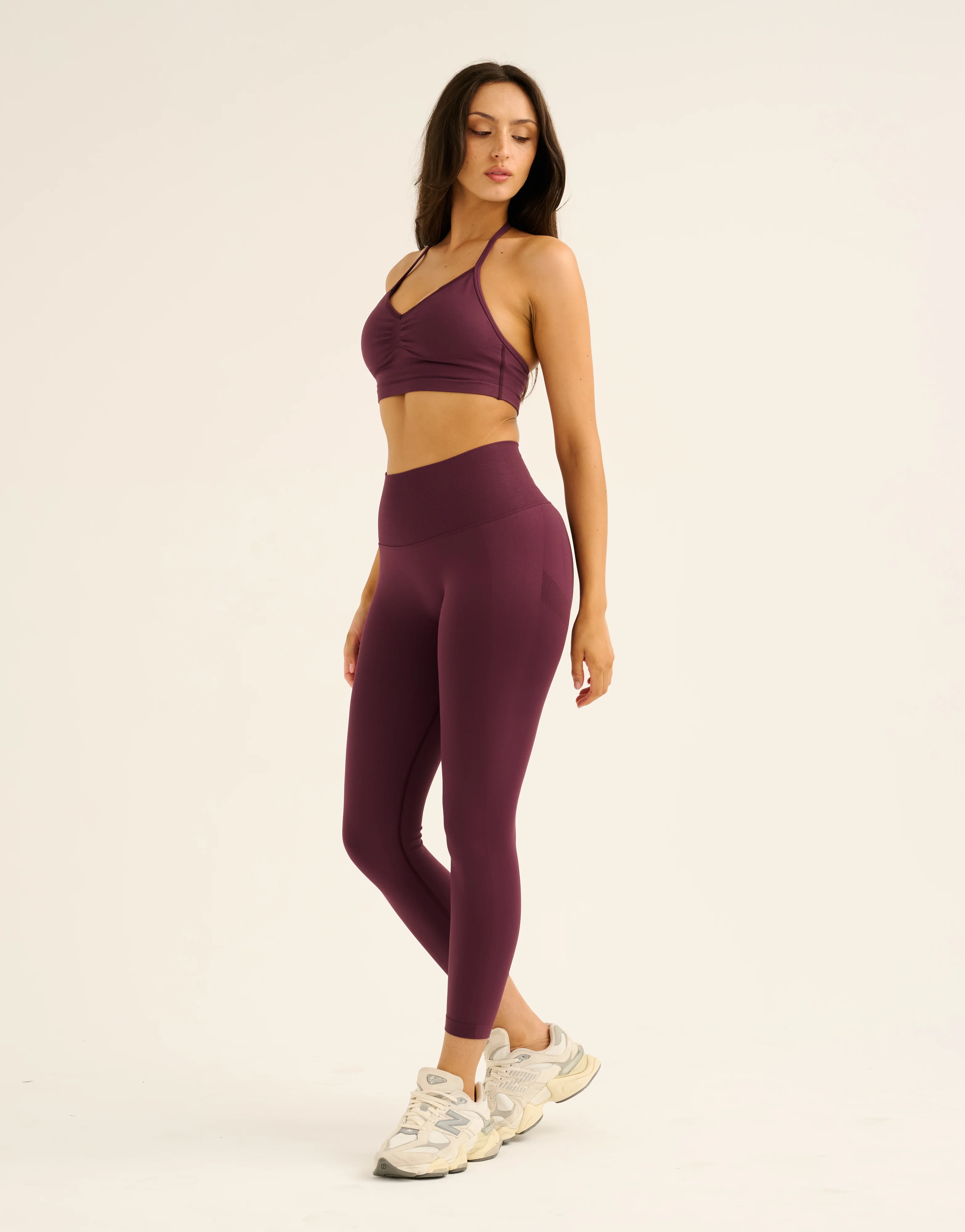 Pulse Invisible Scrunch Leggings - Blackberry - Image 8