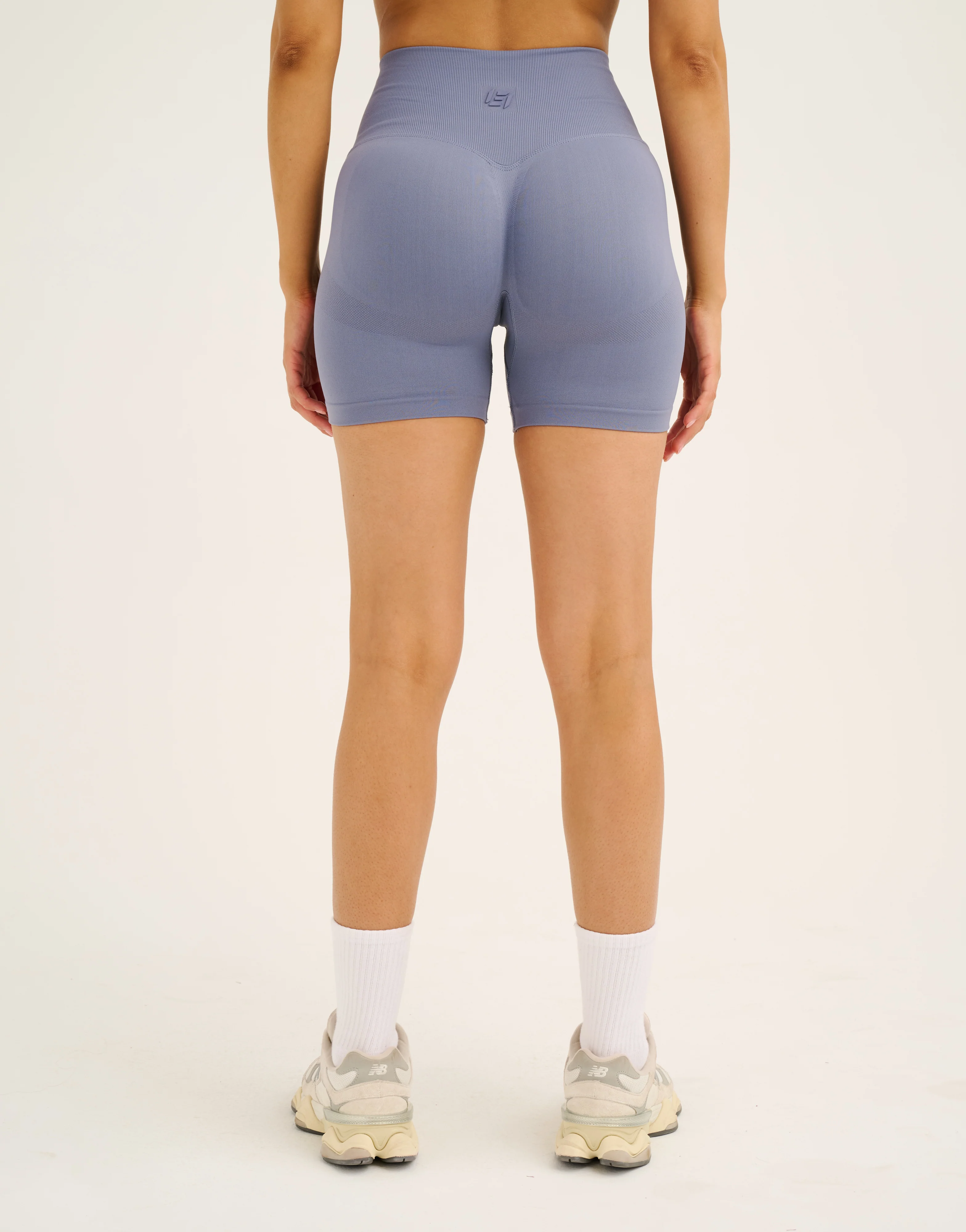 Pulse Invisible Scrunch Shorts - Washed Blue - Image 5