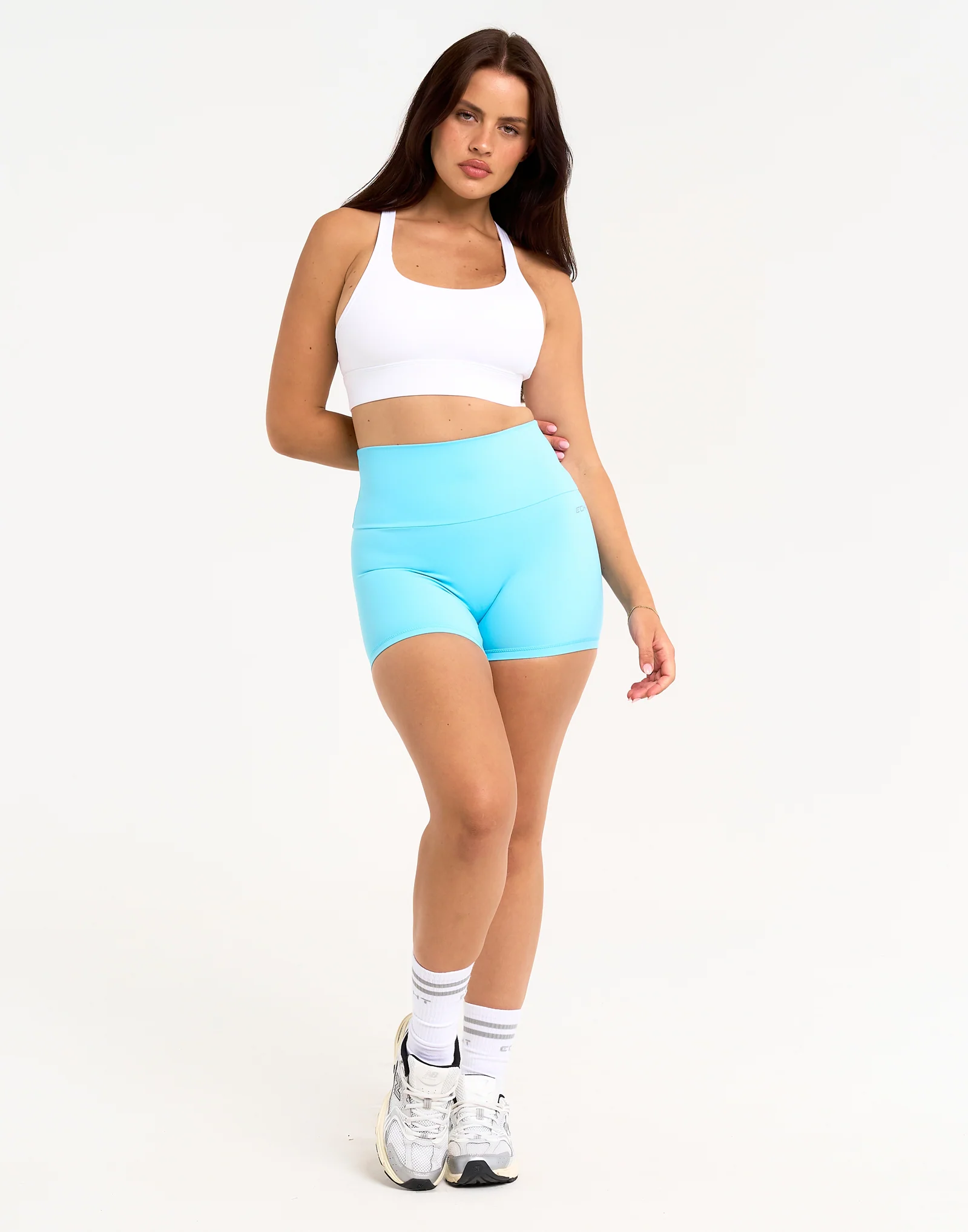 Range Bike Shorts 4" - Baby Blue - Image 2