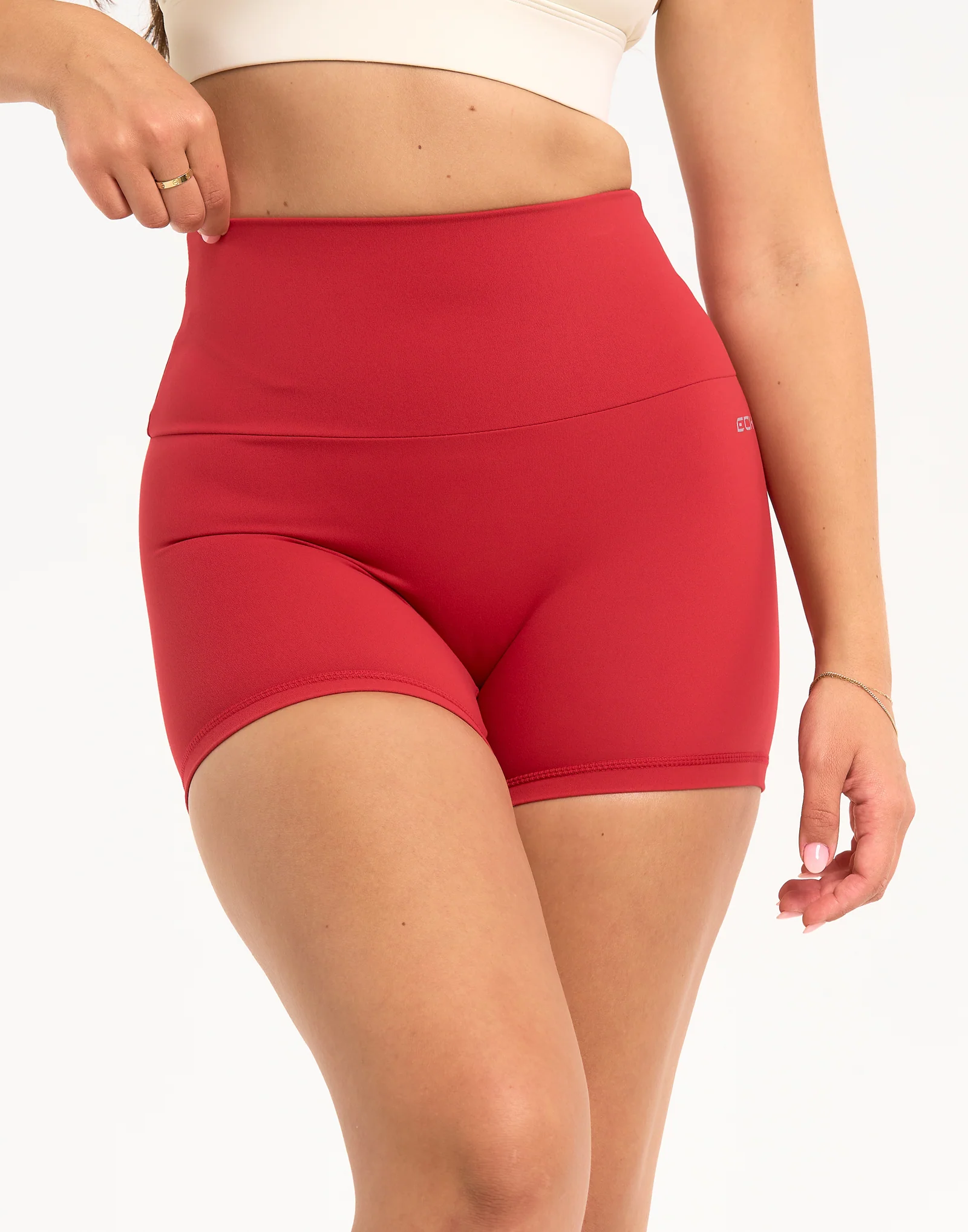 Range Bike Shorts 4" - Scarlet Red - Image 2
