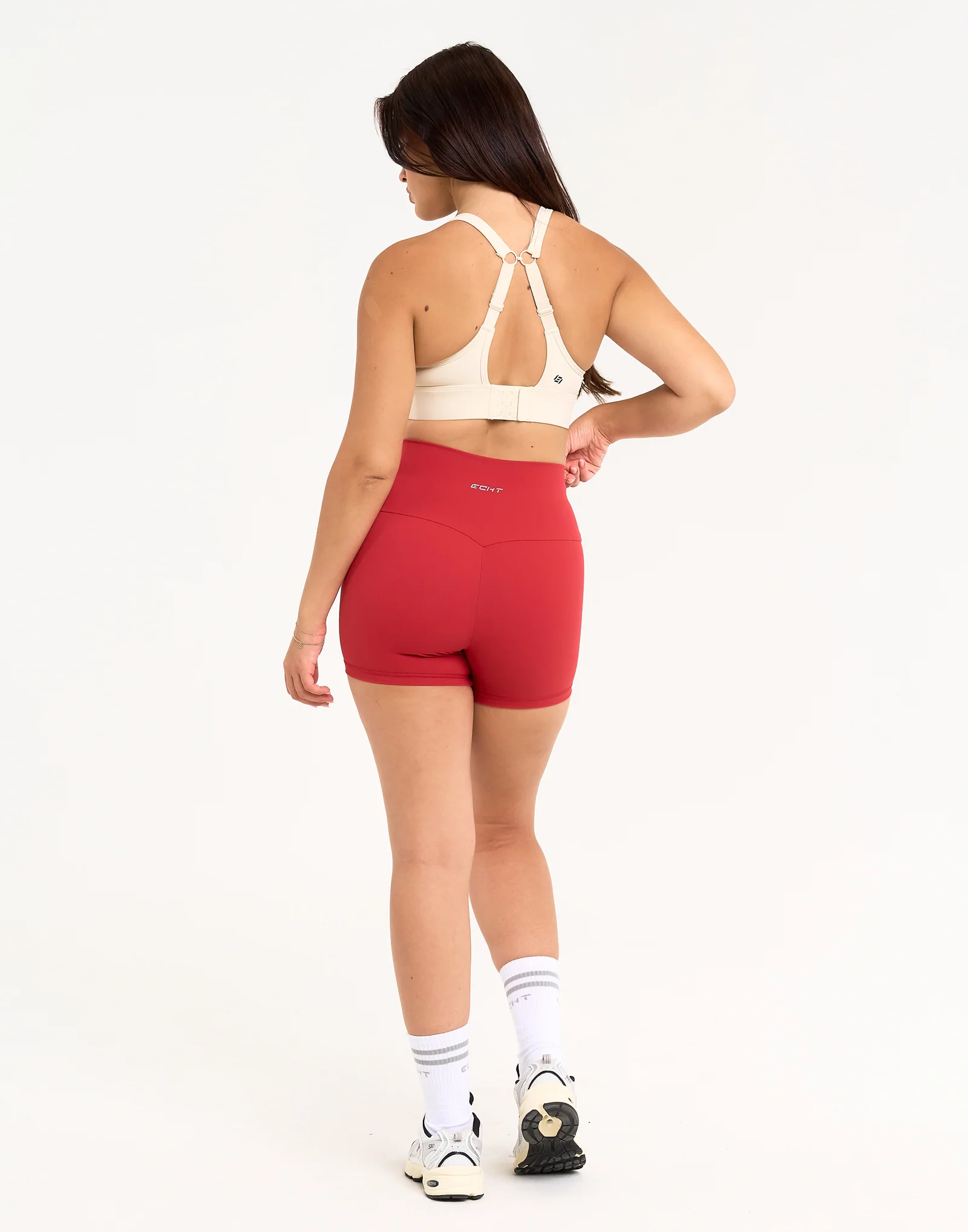 Range Bike Shorts 4" - Scarlet Red - Image 4