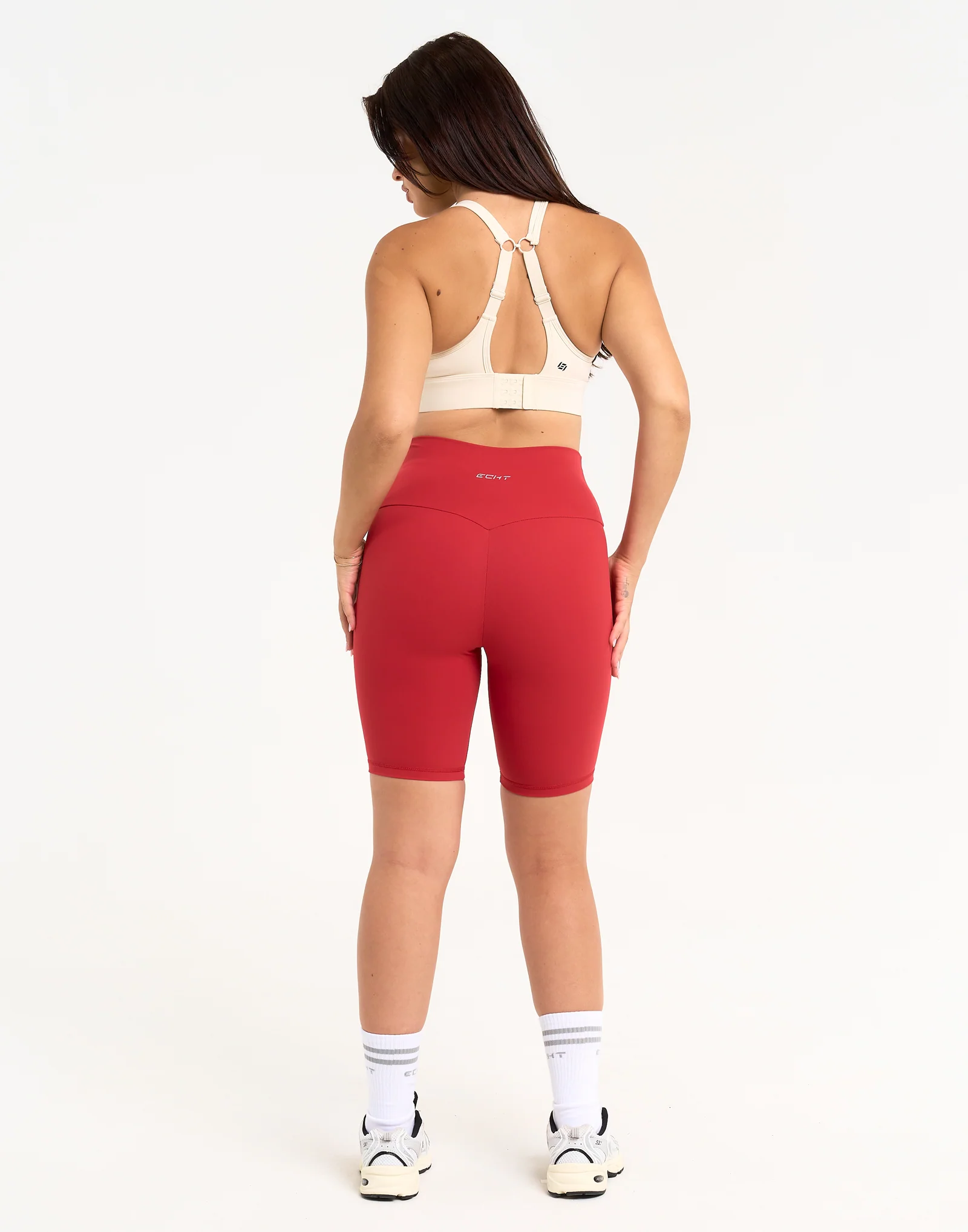 Range Bike Shorts 8" - Scarlet Red - Image 2