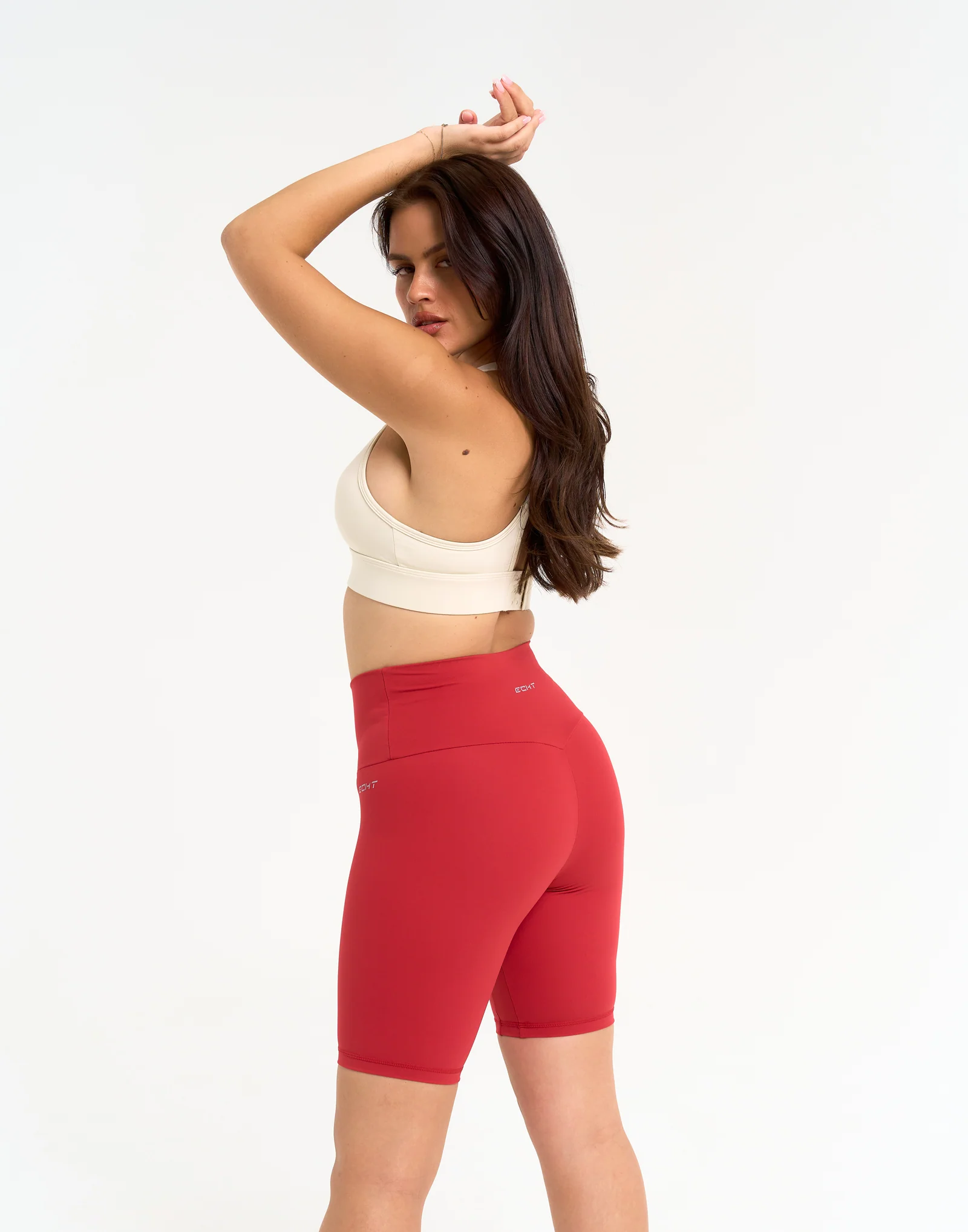 Range Bike Shorts 8" - Scarlet Red - Image 4