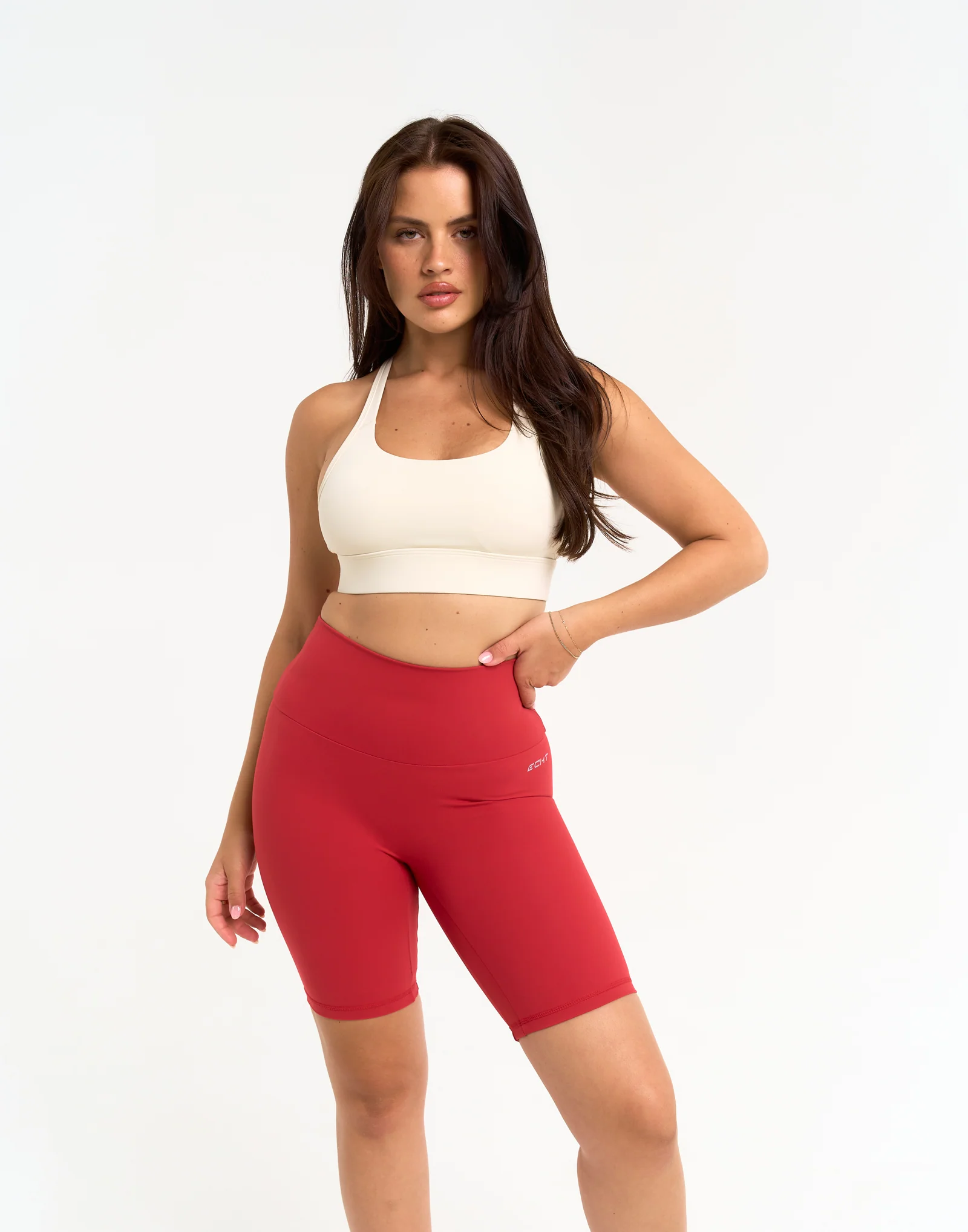 Range Bike Shorts 8" - Scarlet Red - Image 7