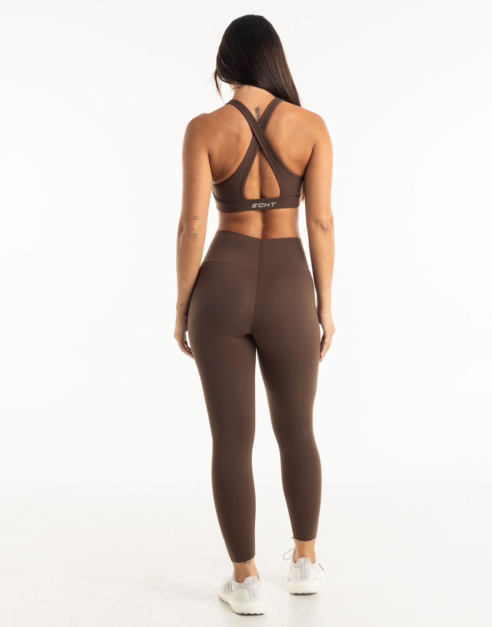 Range Sports Bra - Fudge Brown - Image 4