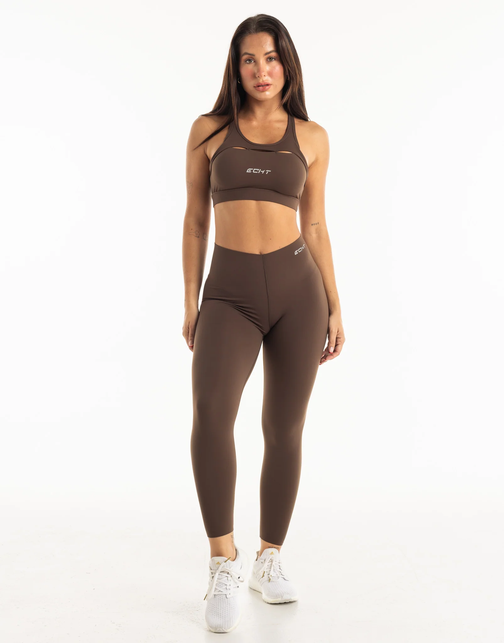 Range Sports Bra - Fudge Brown - Image 6