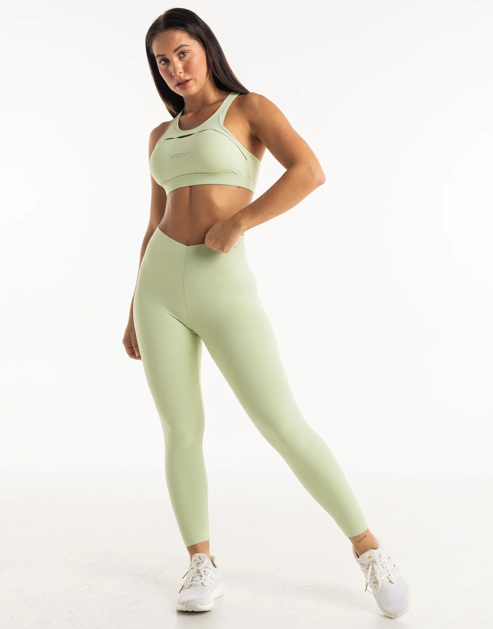 Range Sports Bra - Sage Green - Image 4