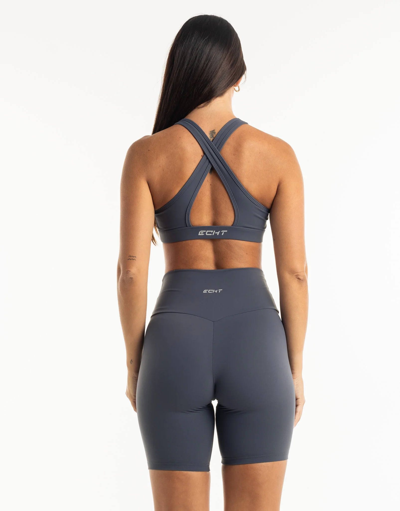 Range Sports Bra - Smoke Grey - Image 2