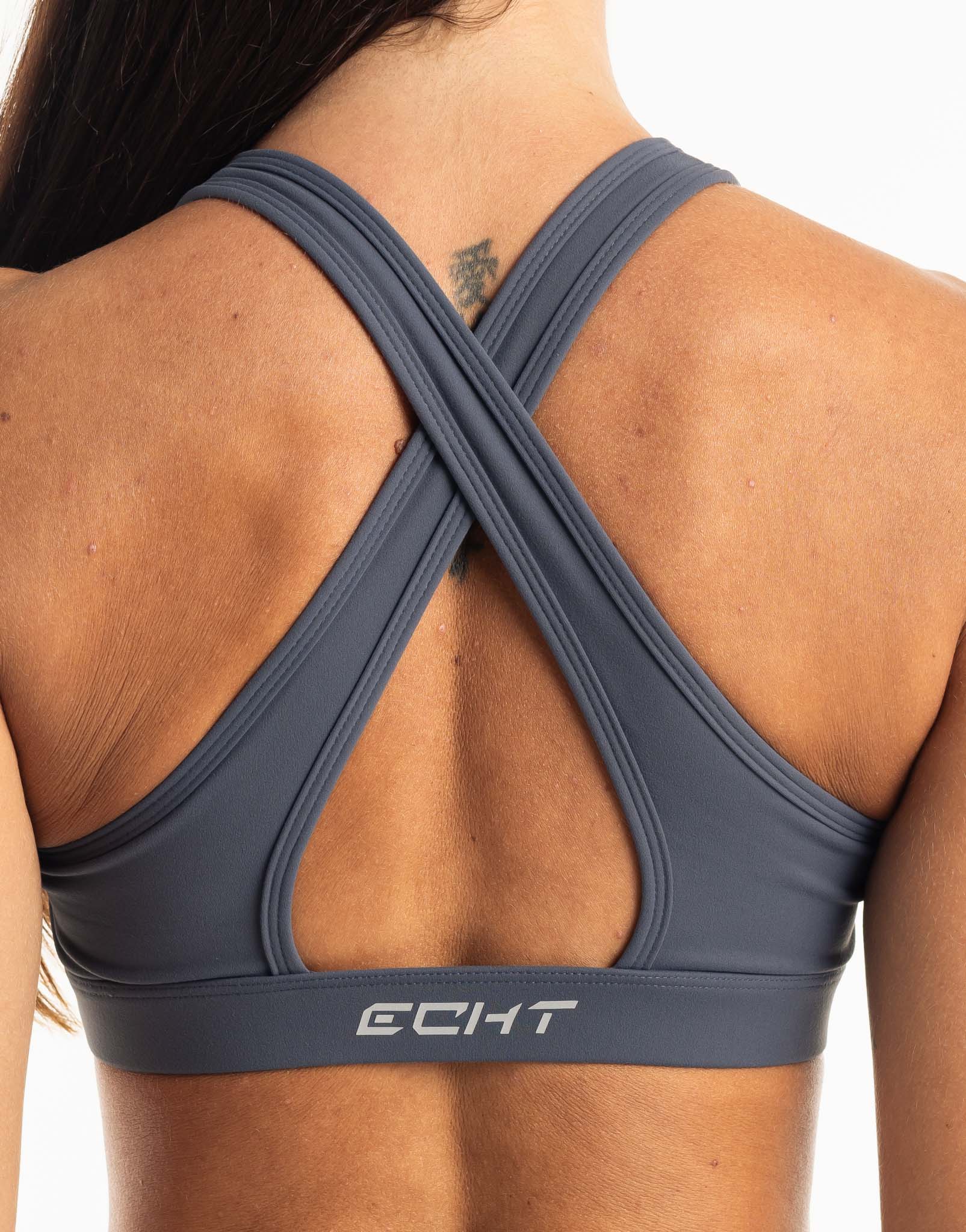 Range Sports Bra - Smoke Grey - Image 8
