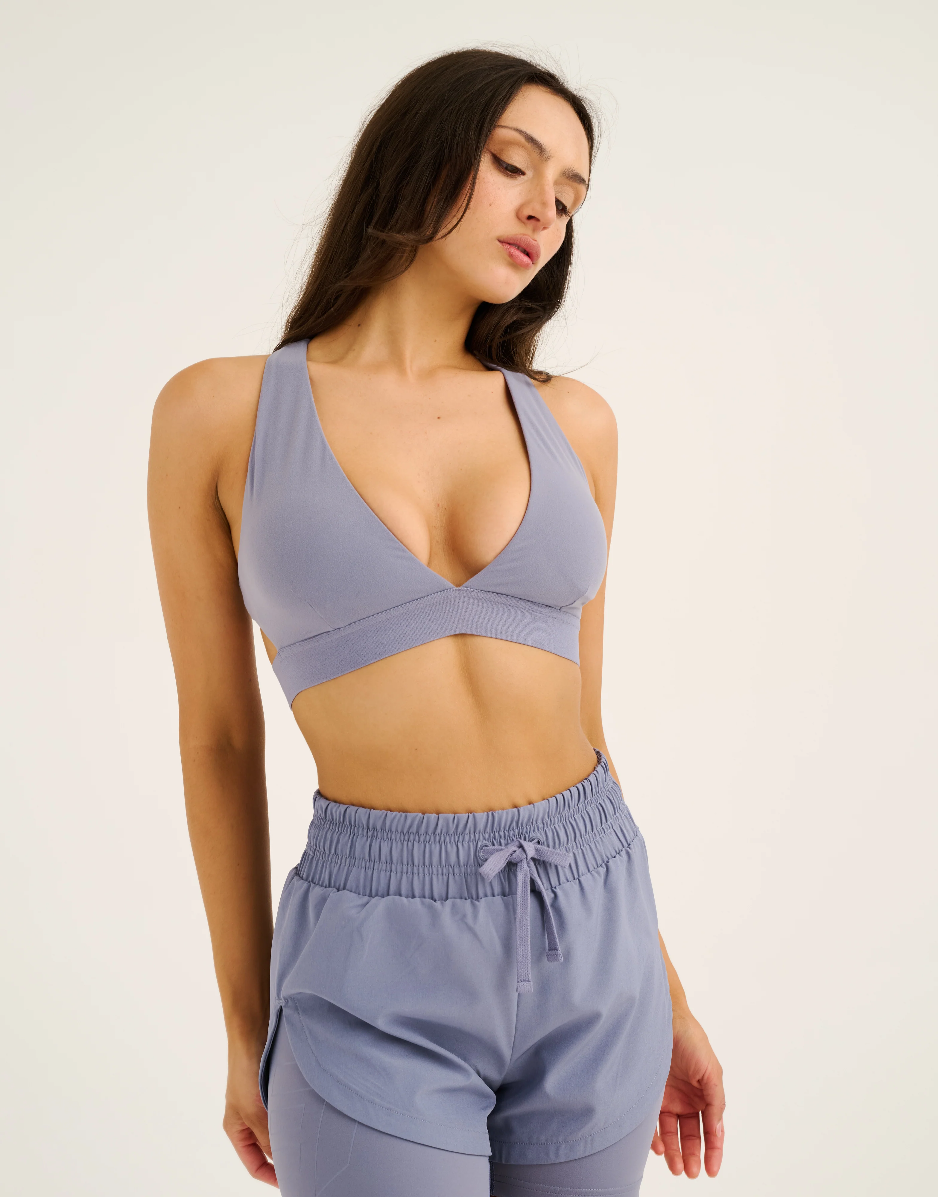Relentless Sports Bra - Washed Blue - Image 7