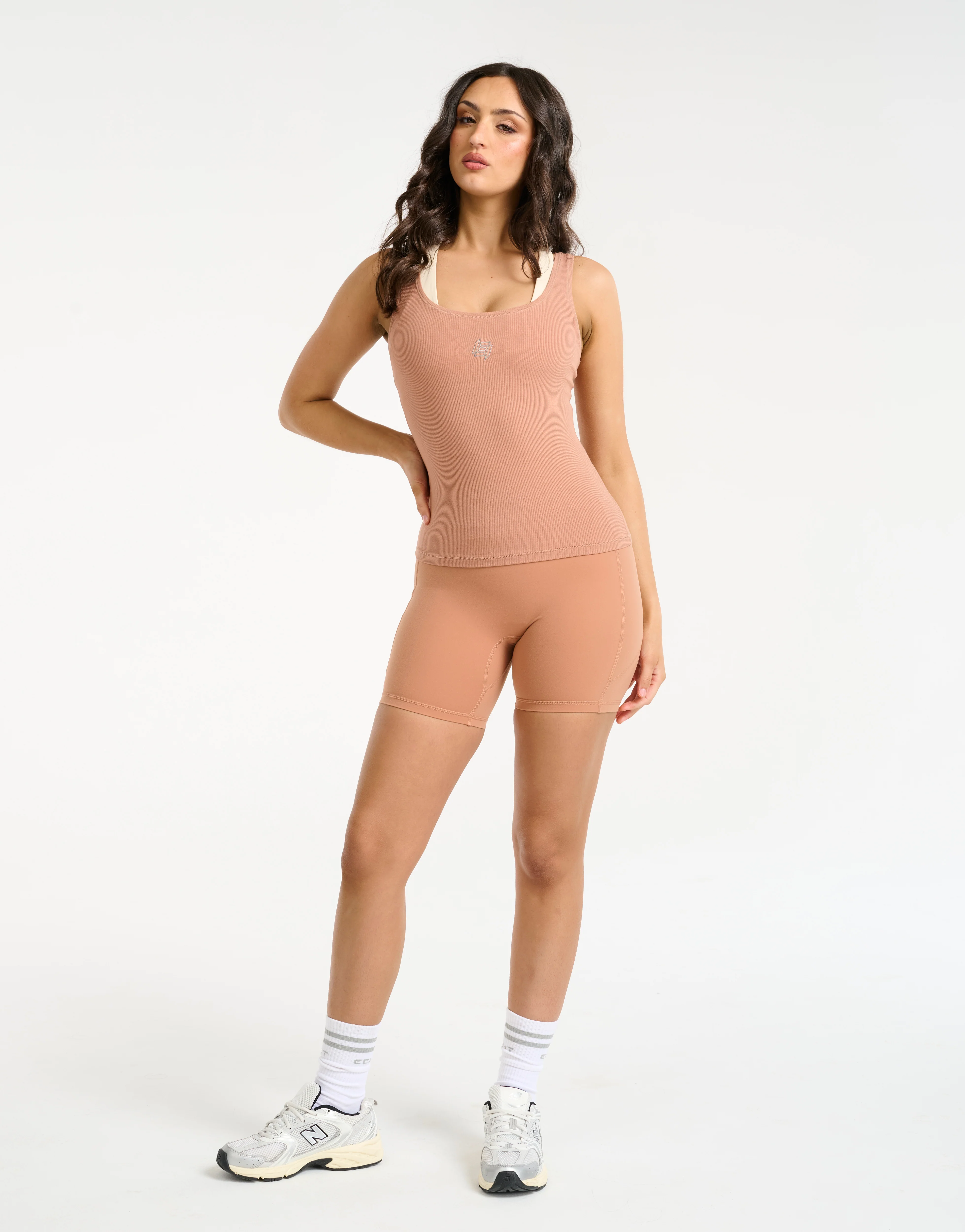 Ribbed Sculpt Tank - Sunset - Image 5