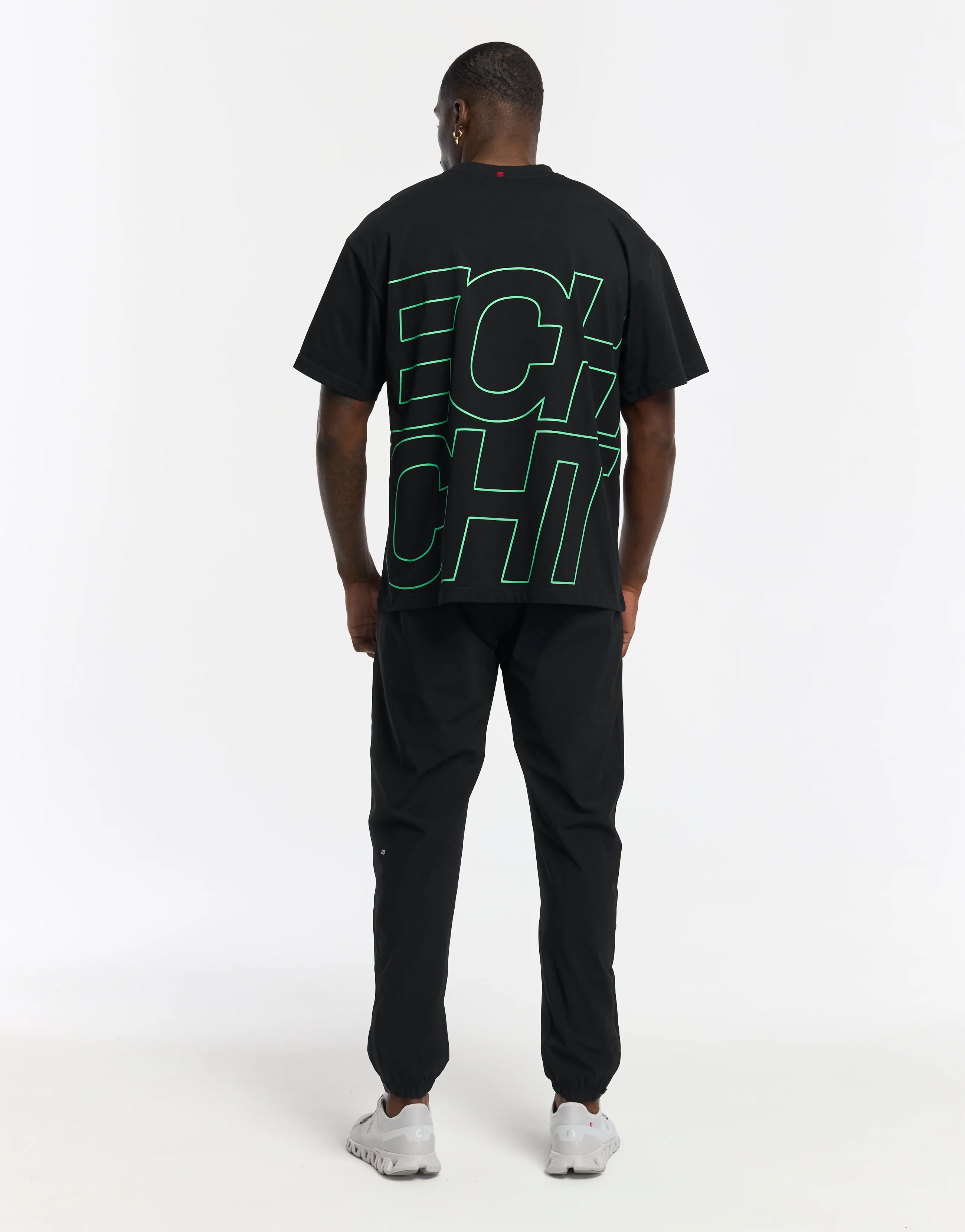 Road Runner T-Shirt - Black/Green - Image 4