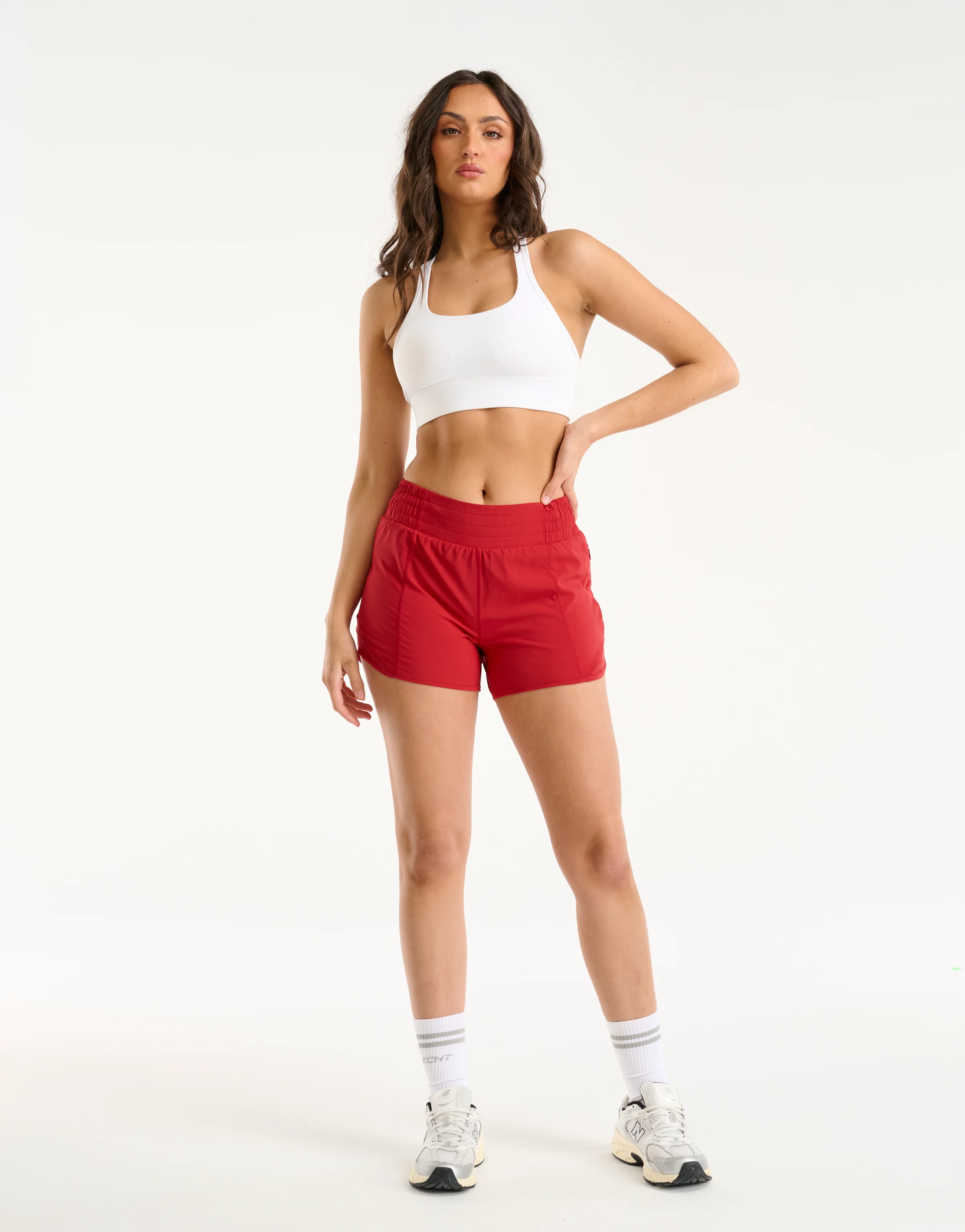 Running Shorts - Red - Image 2