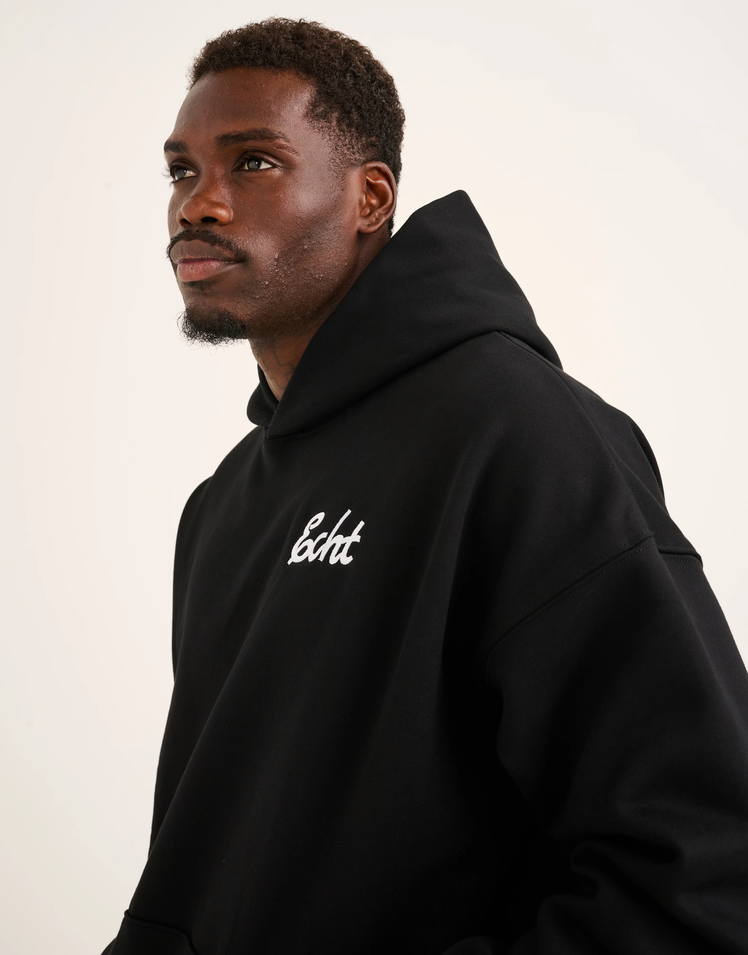 Script Hoodie - Black - Image 7