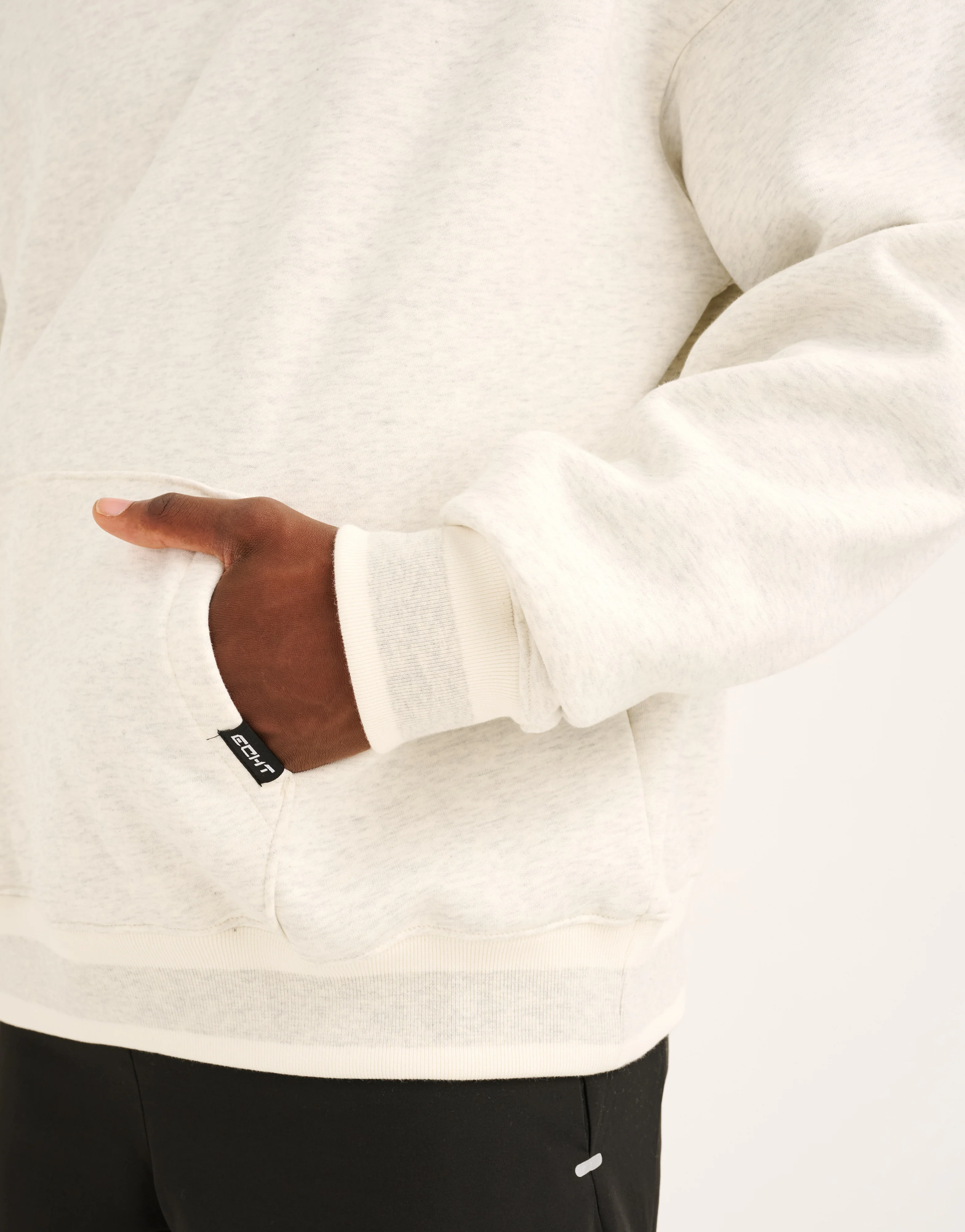 Script Hoodie - Heather Grey - Image 6