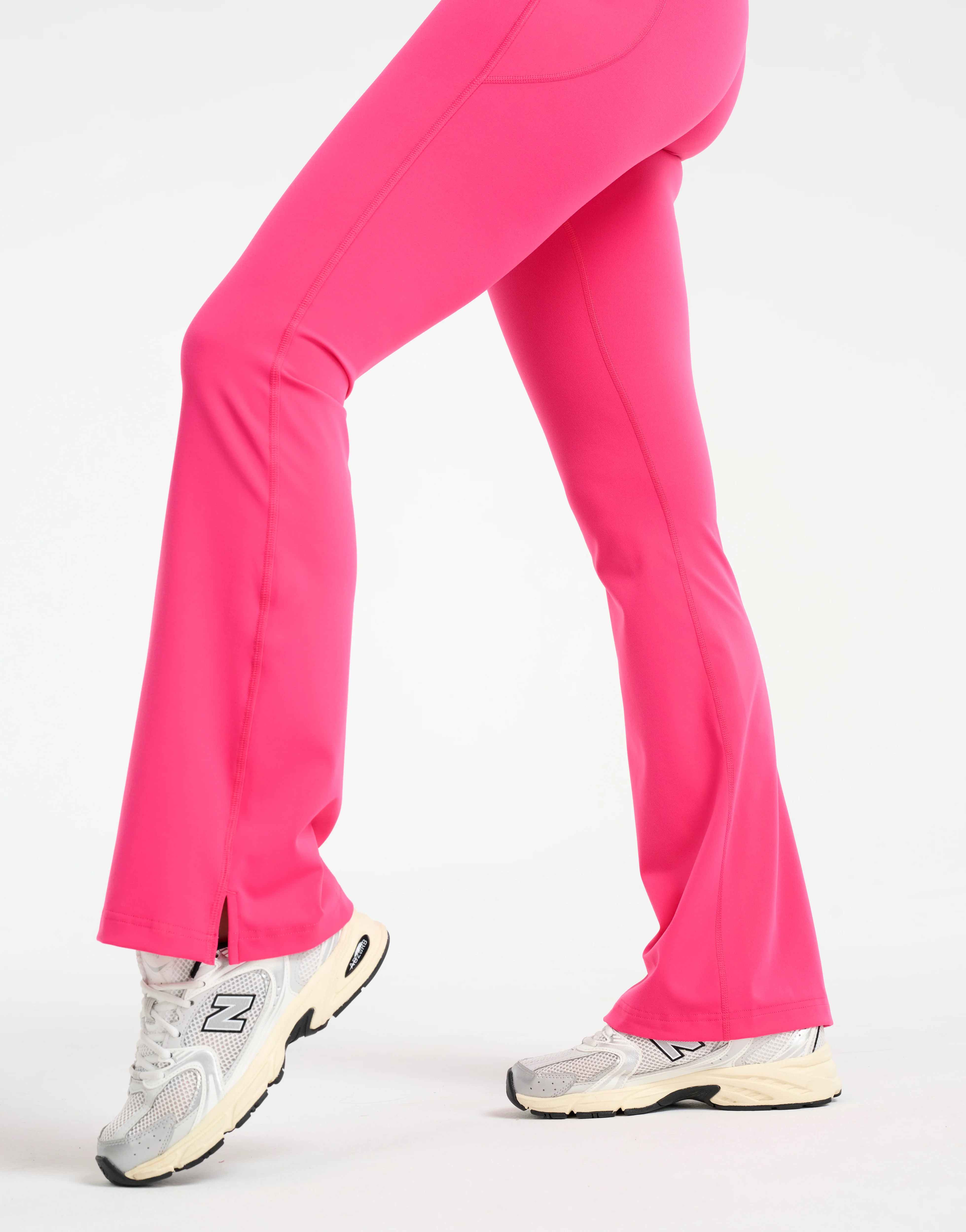Sculpt Flare Pocket Leggings - Pink - Image 8