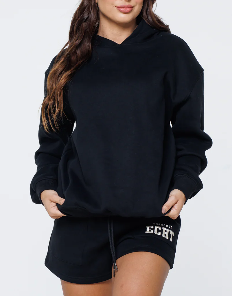 Season II Hoodie - Black/Cream - Image 2