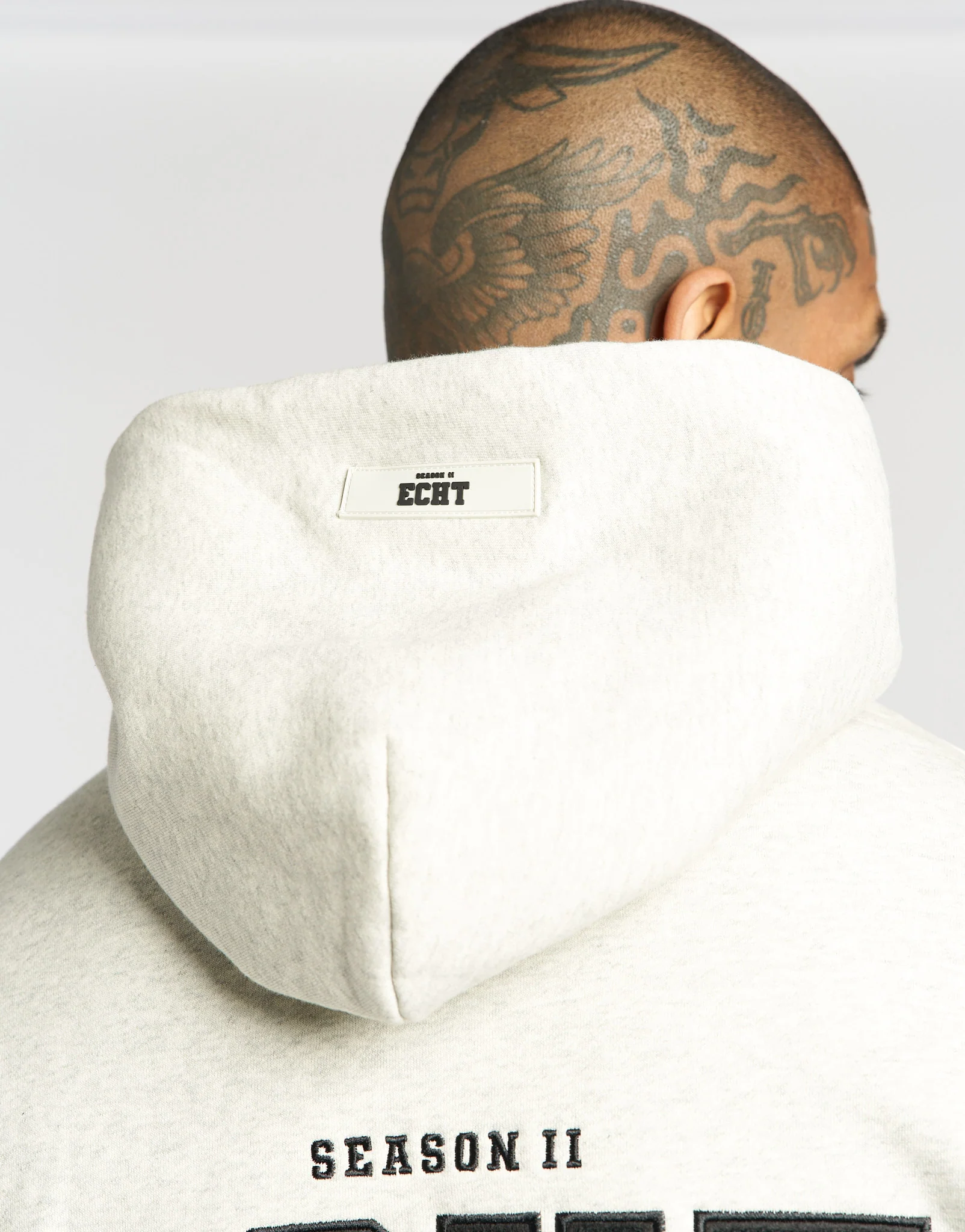 Season II Hoodie - Heather Grey Cream - Image 4