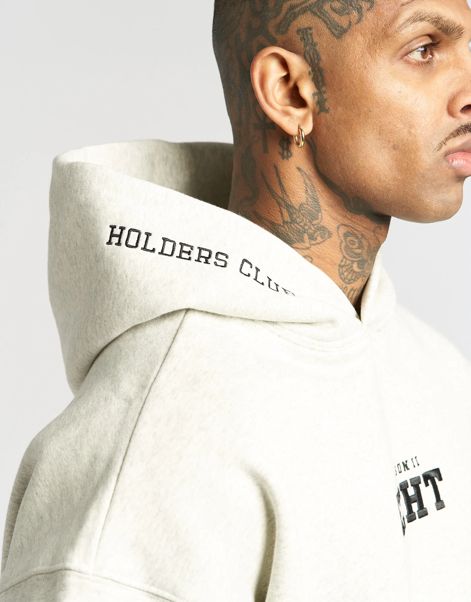 Season II Hoodie - Heather Grey Cream - Image 8