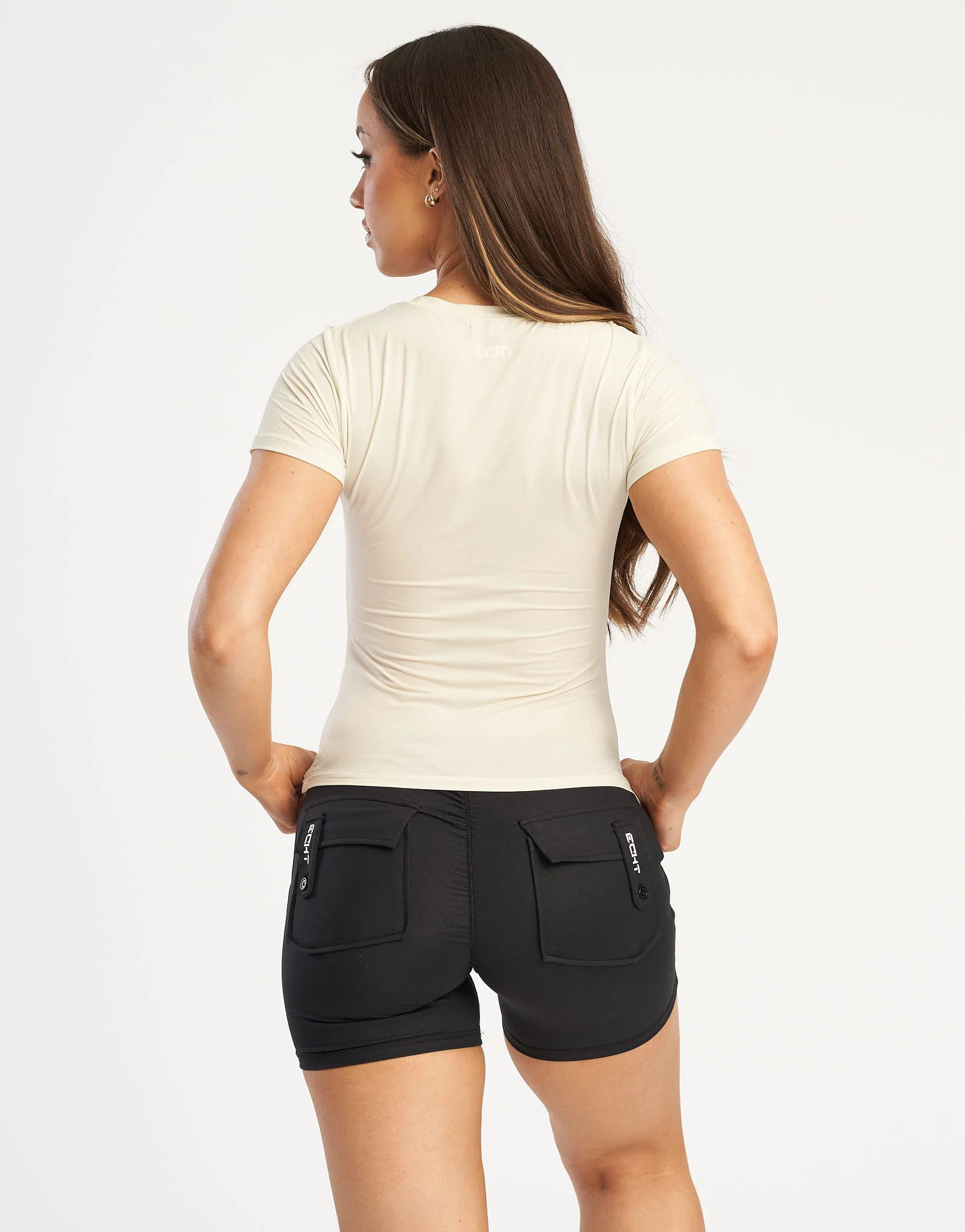Shape Smoothing Tee - Cream - Image 2