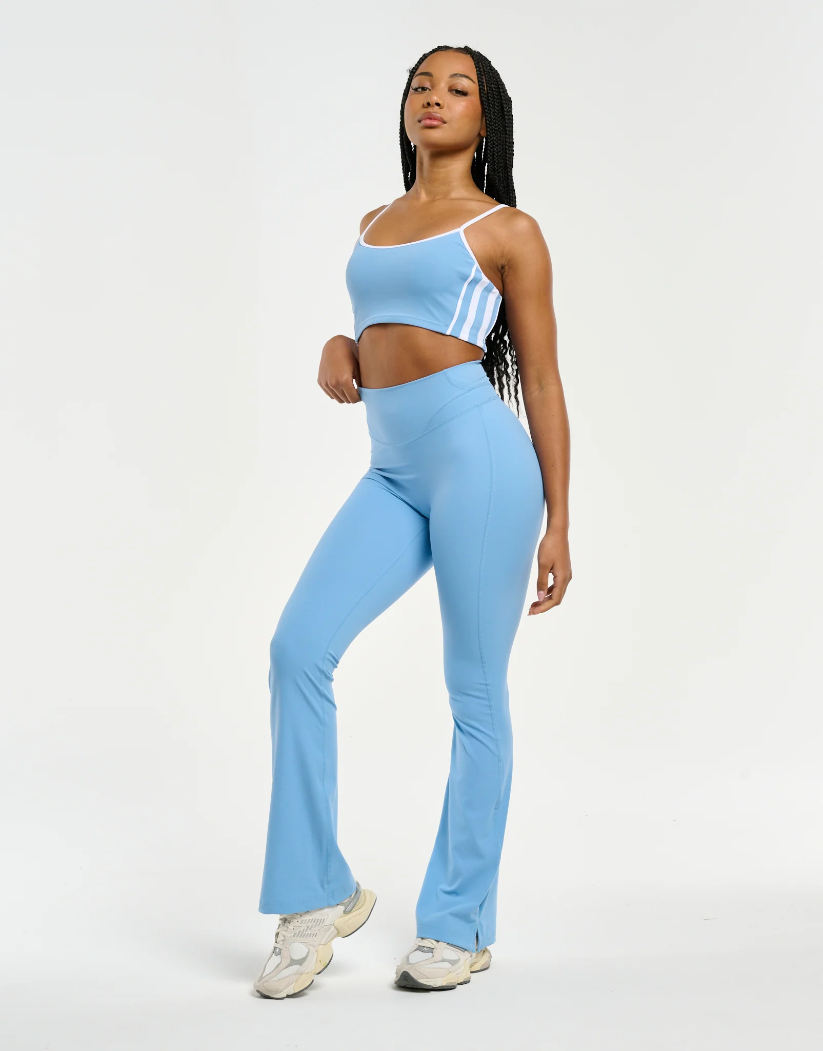 SmoothForm Flare Leggings - Blissful Blue - Image 6