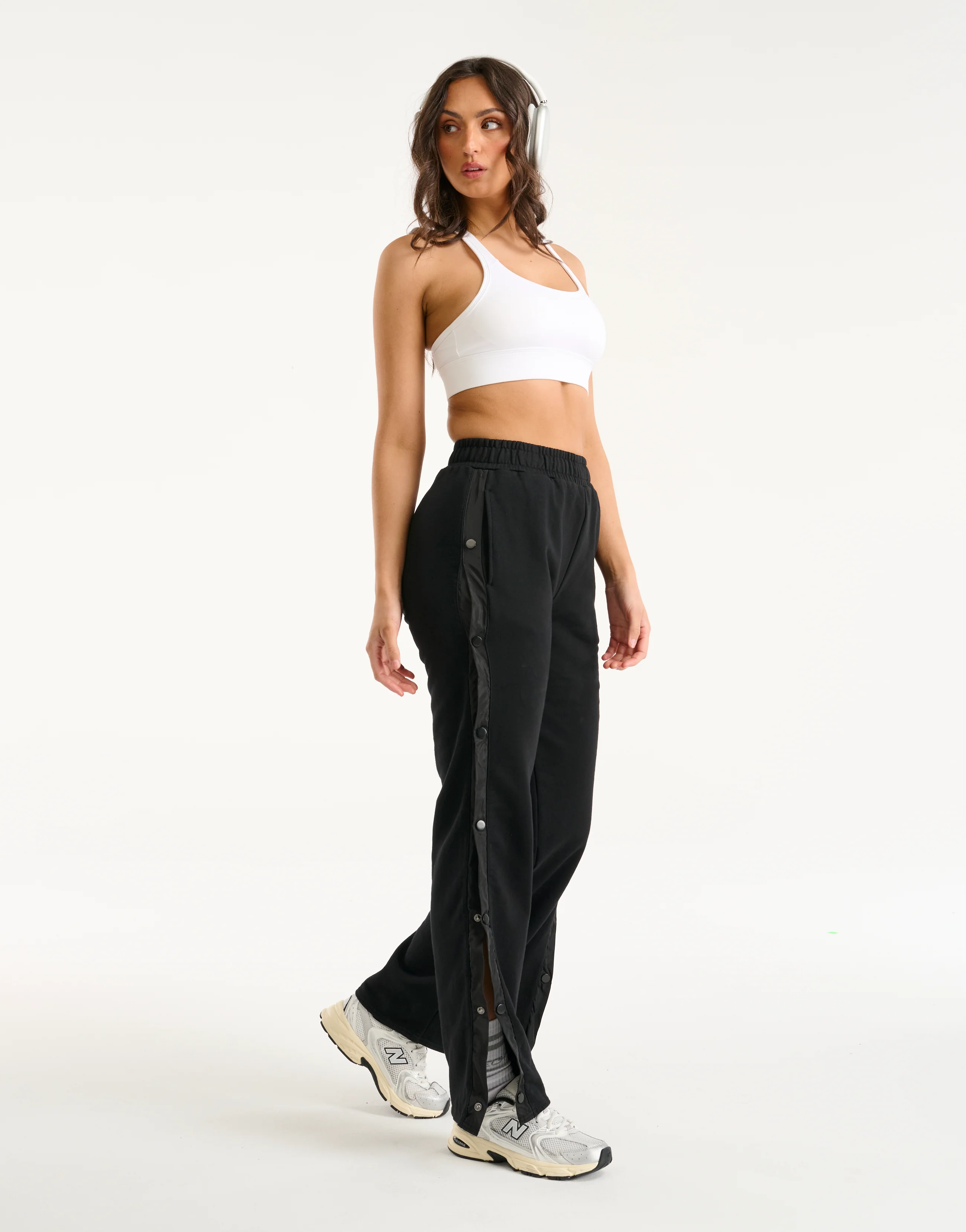 Snap Sweatpants - Black - Image 10