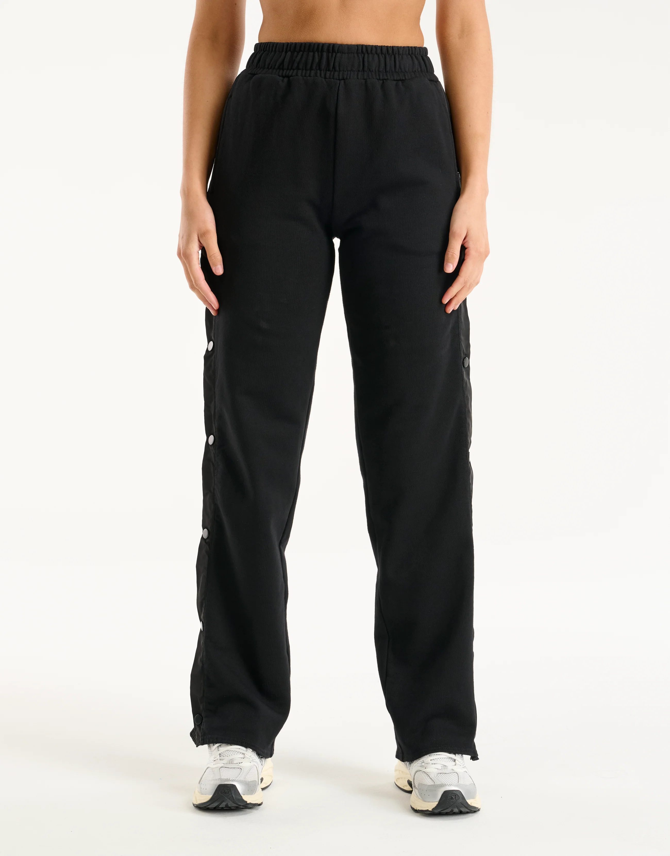 Snap Sweatpants - Black - Image 5