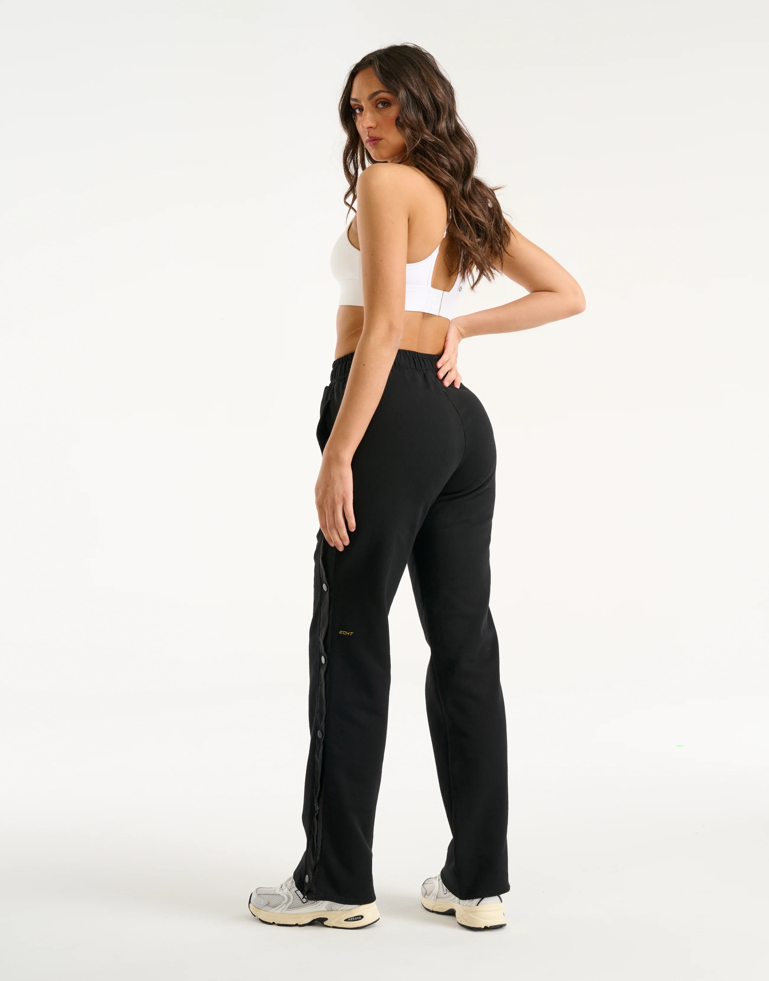 Snap Sweatpants - Black - Image 8